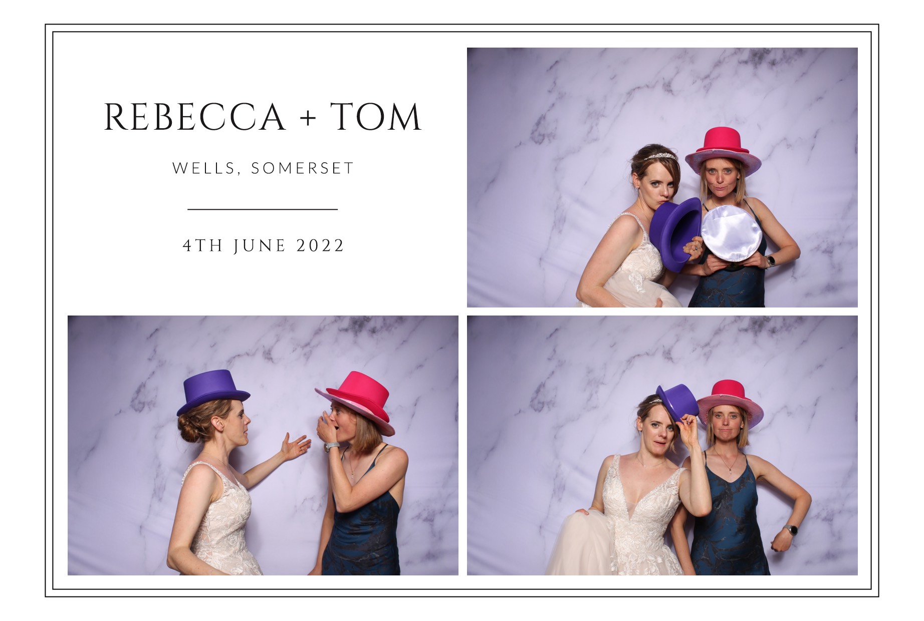 Rebecca and Tom | View more photos from the event at images.mobile-photo-booth.com/u/MobilePhotoBoothUK/Rebecca-and-Tom