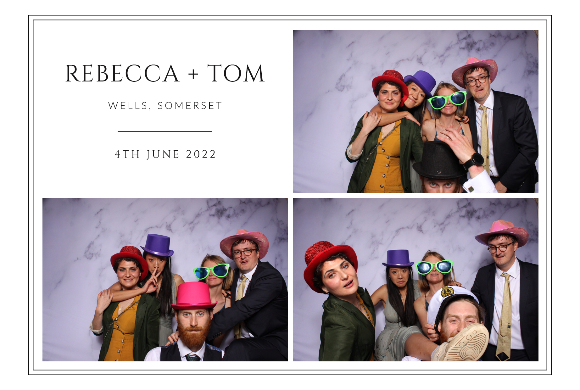 Rebecca and Tom | View more photos from the event at images.mobile-photo-booth.com/u/MobilePhotoBoothUK/Rebecca-and-Tom