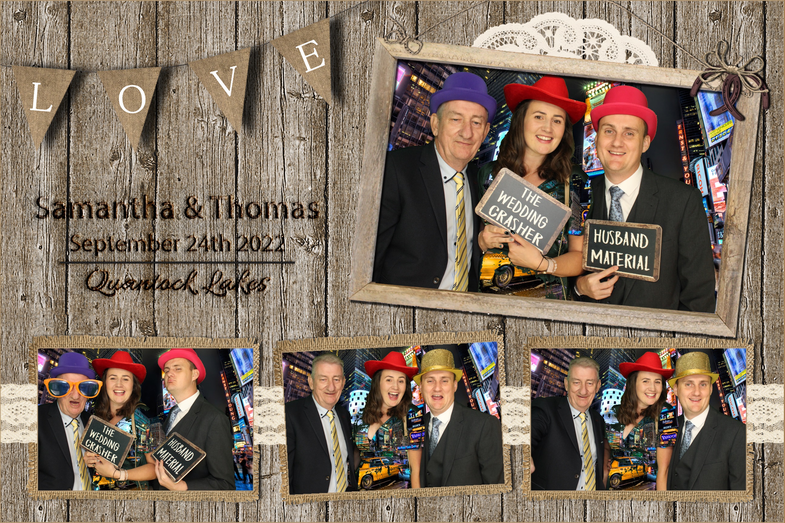 Samantha & Thomas | View more photos from the event at images.mobile-photo-booth.com/u/MobilePhotoBoothUK/Samantha-Thomas
