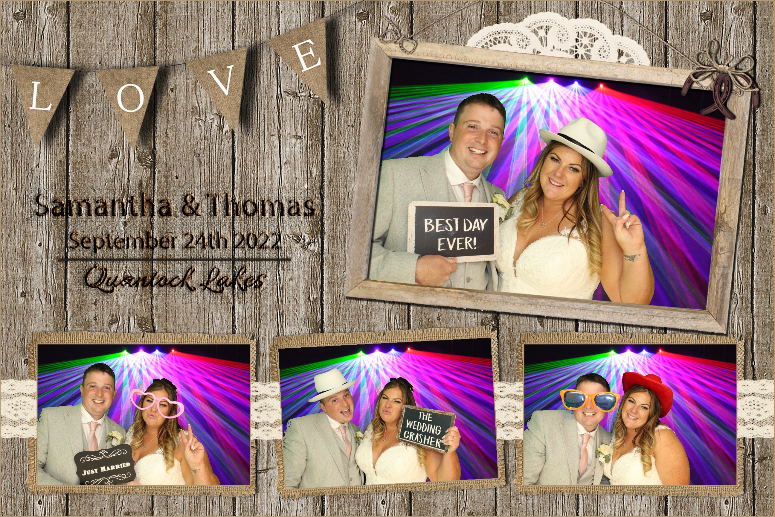 Samantha & Thomas | View more photos from the event at images.mobile-photo-booth.com/u/MobilePhotoBoothUK/Samantha-Thomas