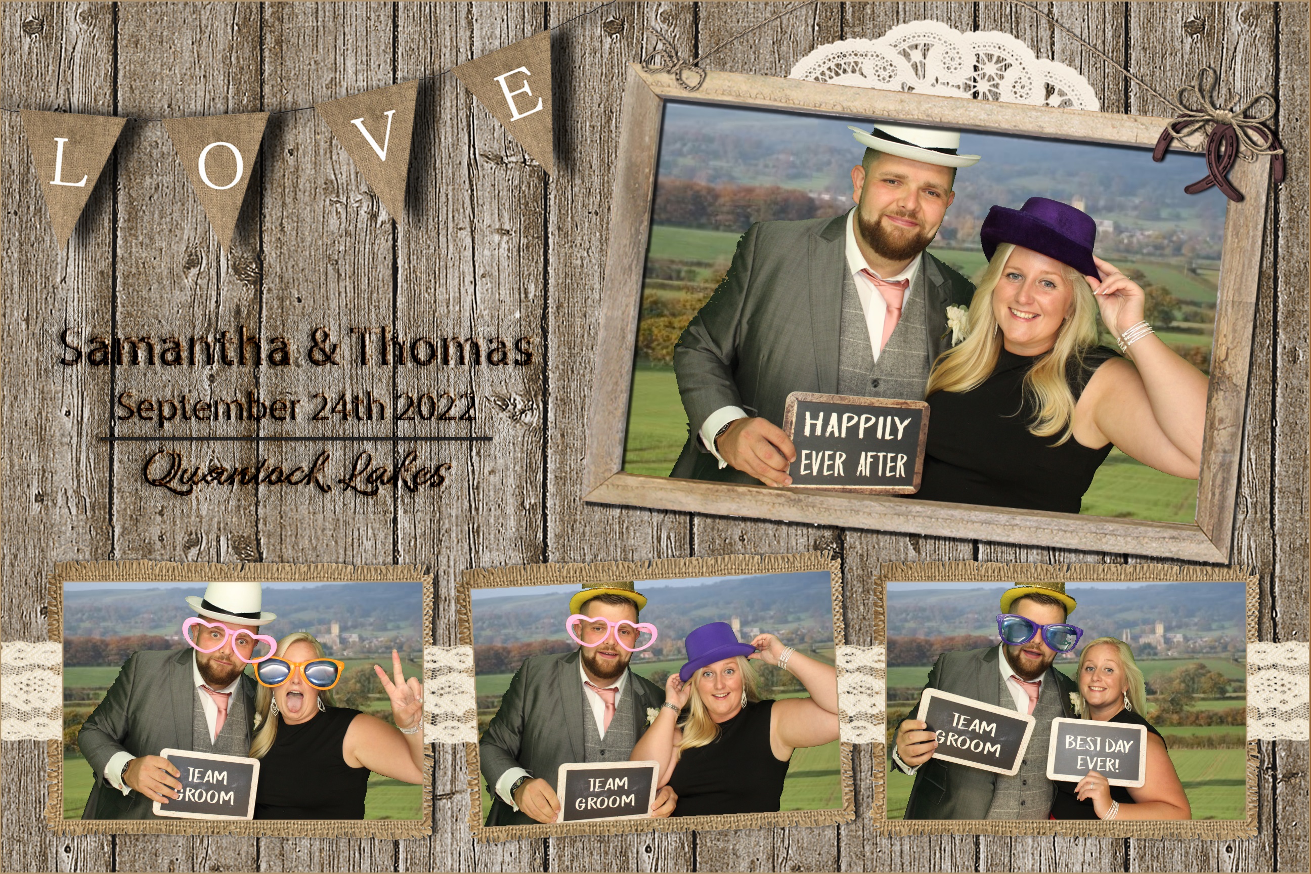 Samantha & Thomas | View more photos from the event at images.mobile-photo-booth.com/u/MobilePhotoBoothUK/Samantha-Thomas