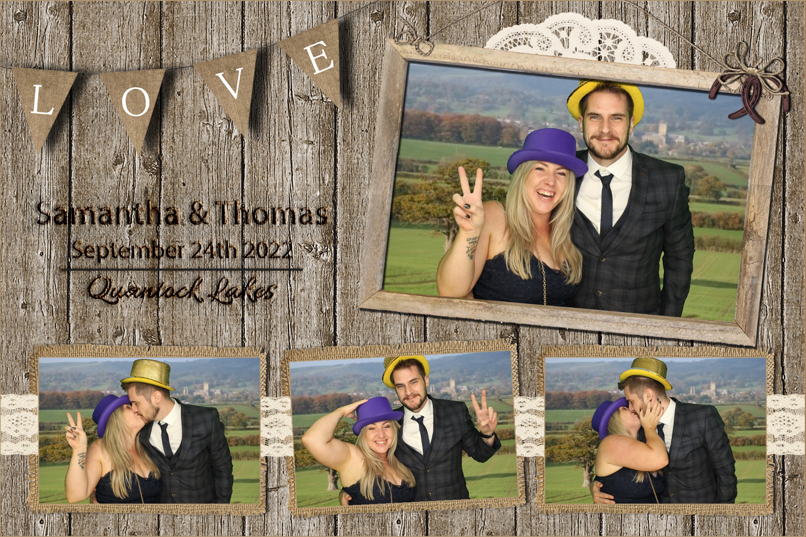 Samantha & Thomas | View more photos from the event at images.mobile-photo-booth.com/u/MobilePhotoBoothUK/Samantha-Thomas