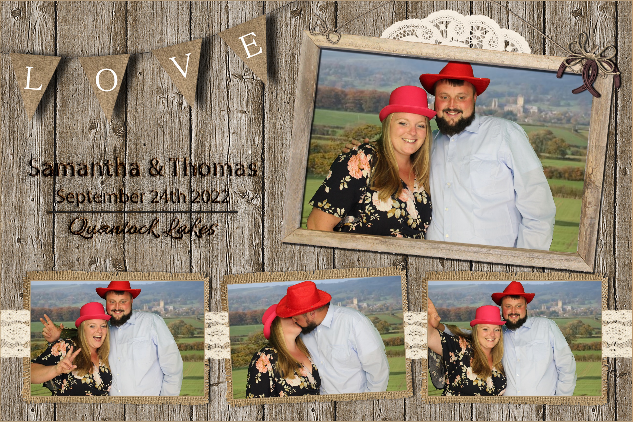 Samantha & Thomas | View more photos from the event at images.mobile-photo-booth.com/u/MobilePhotoBoothUK/Samantha-Thomas