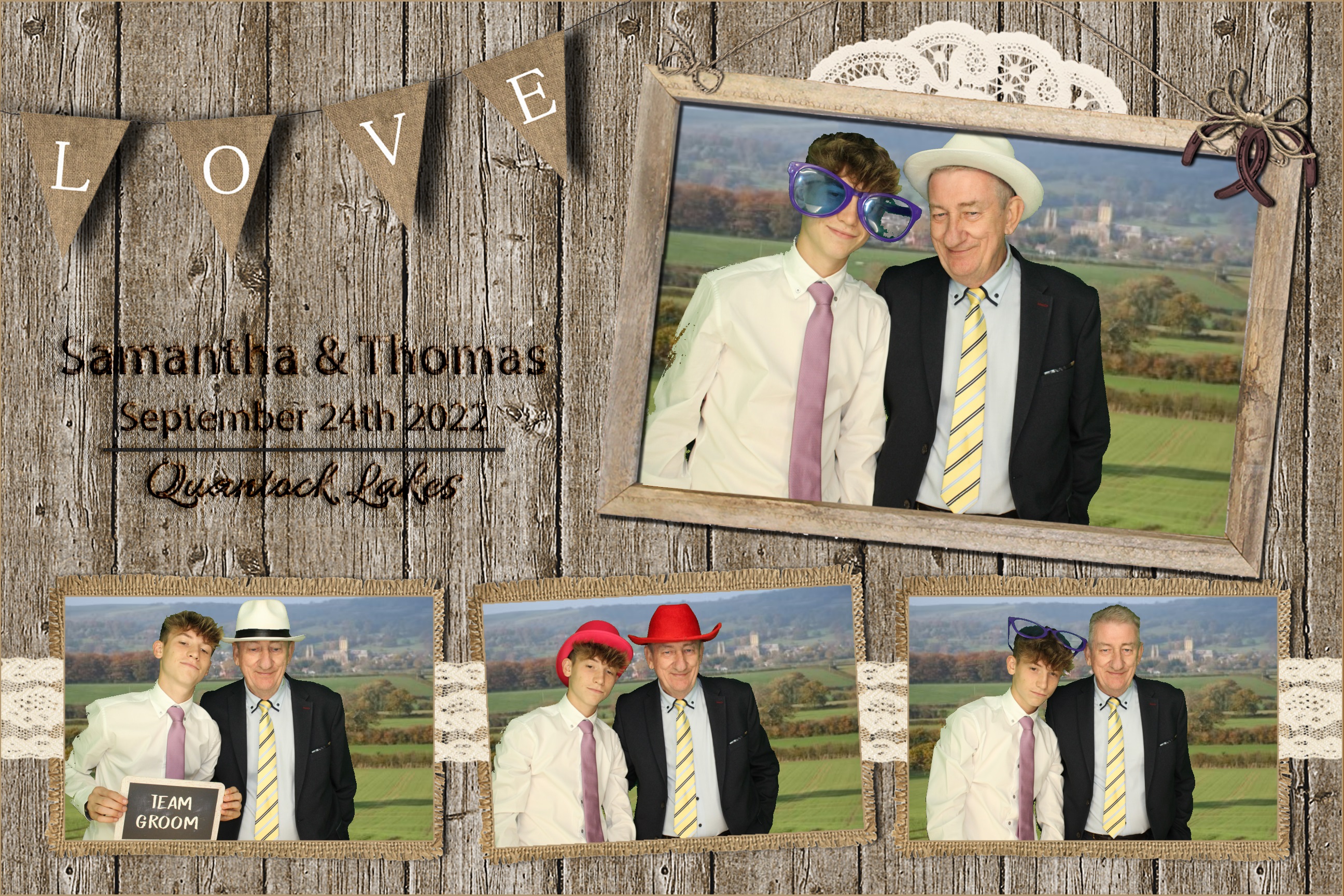 Samantha & Thomas | View more photos from the event at images.mobile-photo-booth.com/u/MobilePhotoBoothUK/Samantha-Thomas