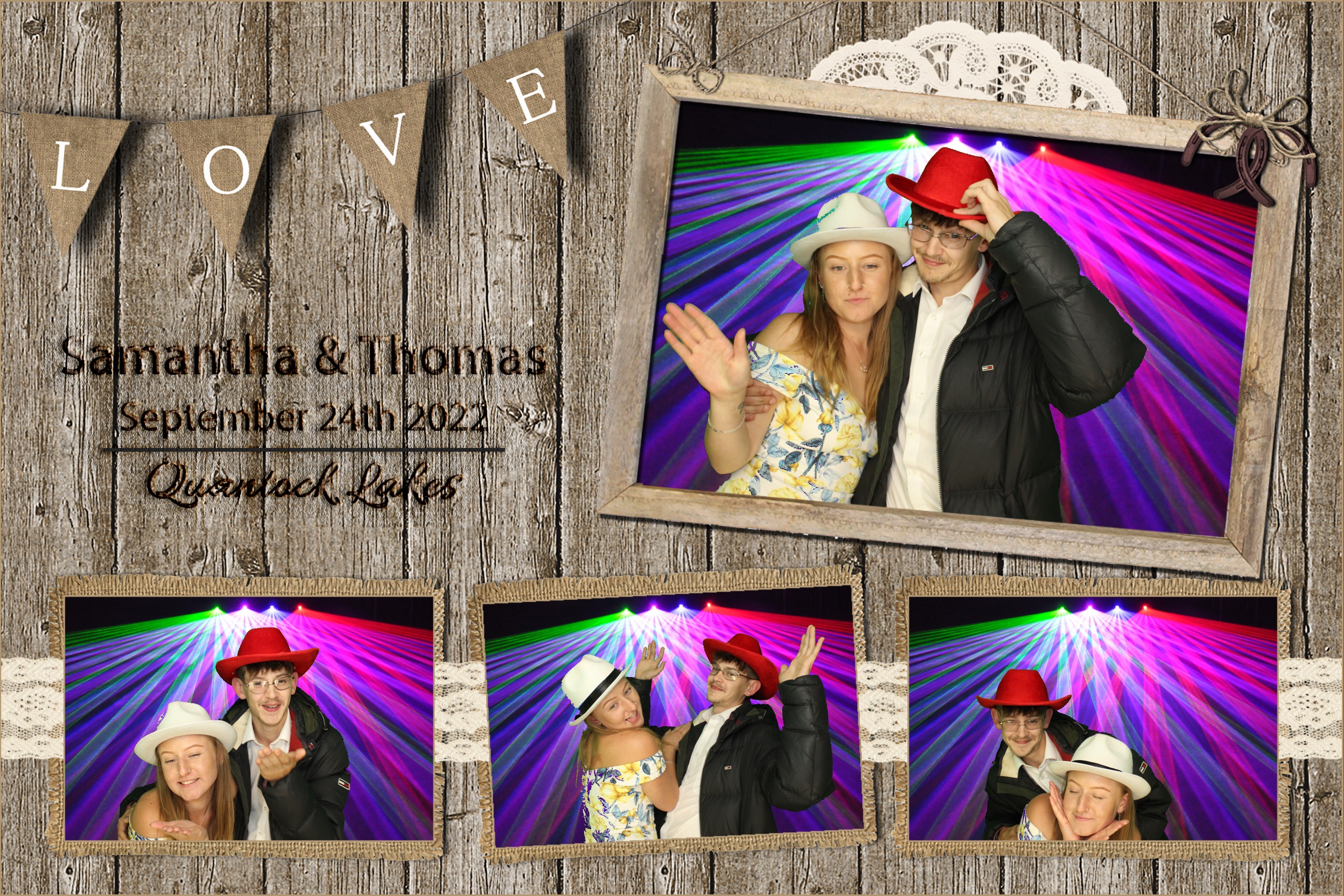 Samantha & Thomas | View more photos from the event at images.mobile-photo-booth.com/u/MobilePhotoBoothUK/Samantha-Thomas
