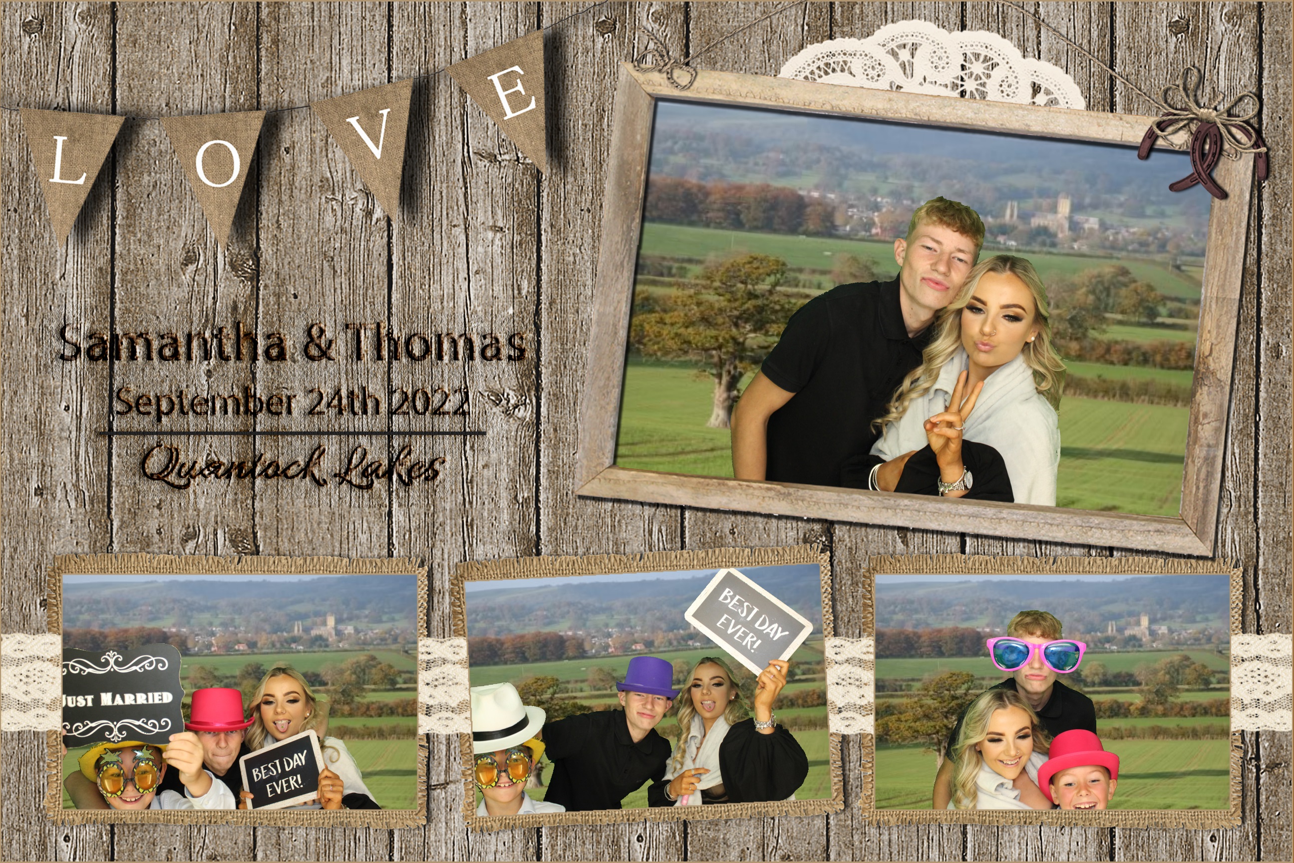 Samantha & Thomas | View more photos from the event at images.mobile-photo-booth.com/u/MobilePhotoBoothUK/Samantha-Thomas