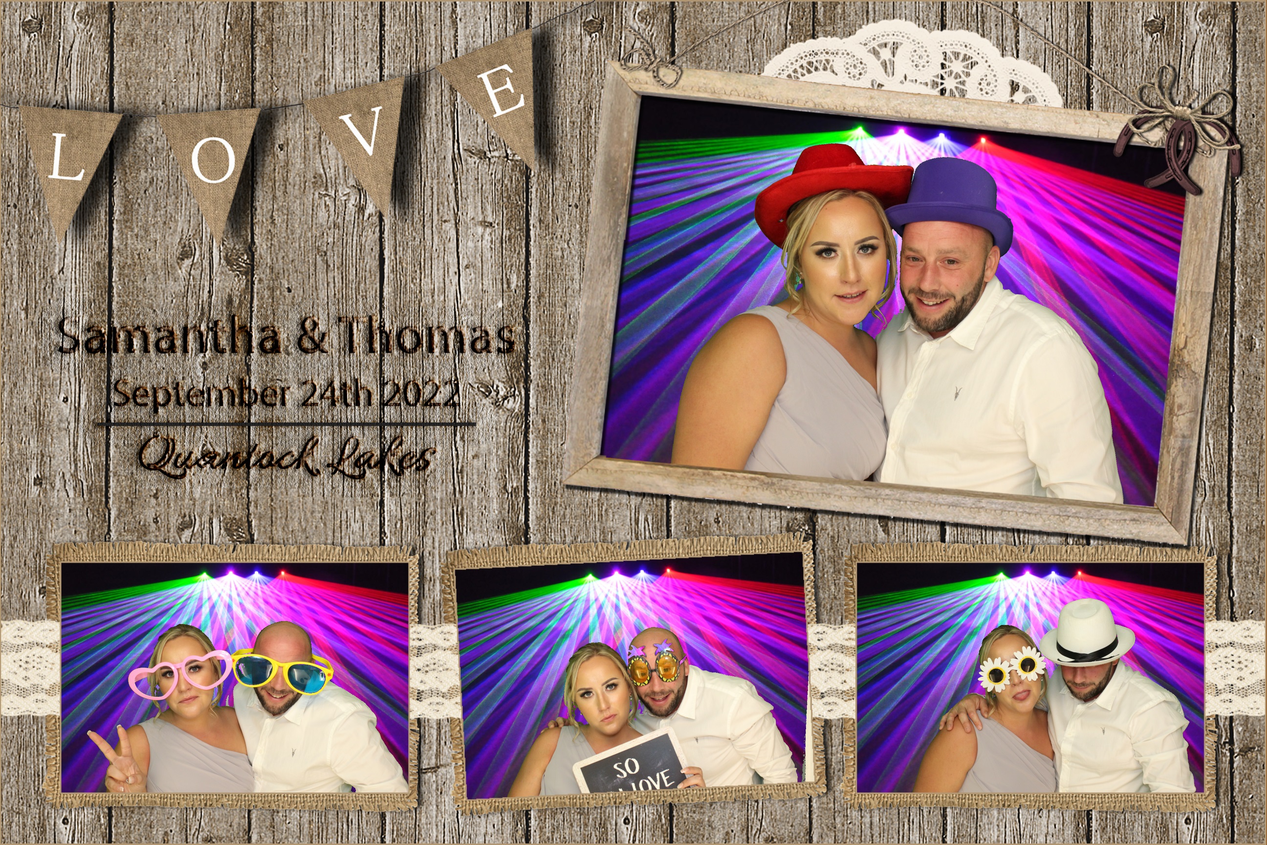 Samantha & Thomas | View more photos from the event at images.mobile-photo-booth.com/u/MobilePhotoBoothUK/Samantha-Thomas