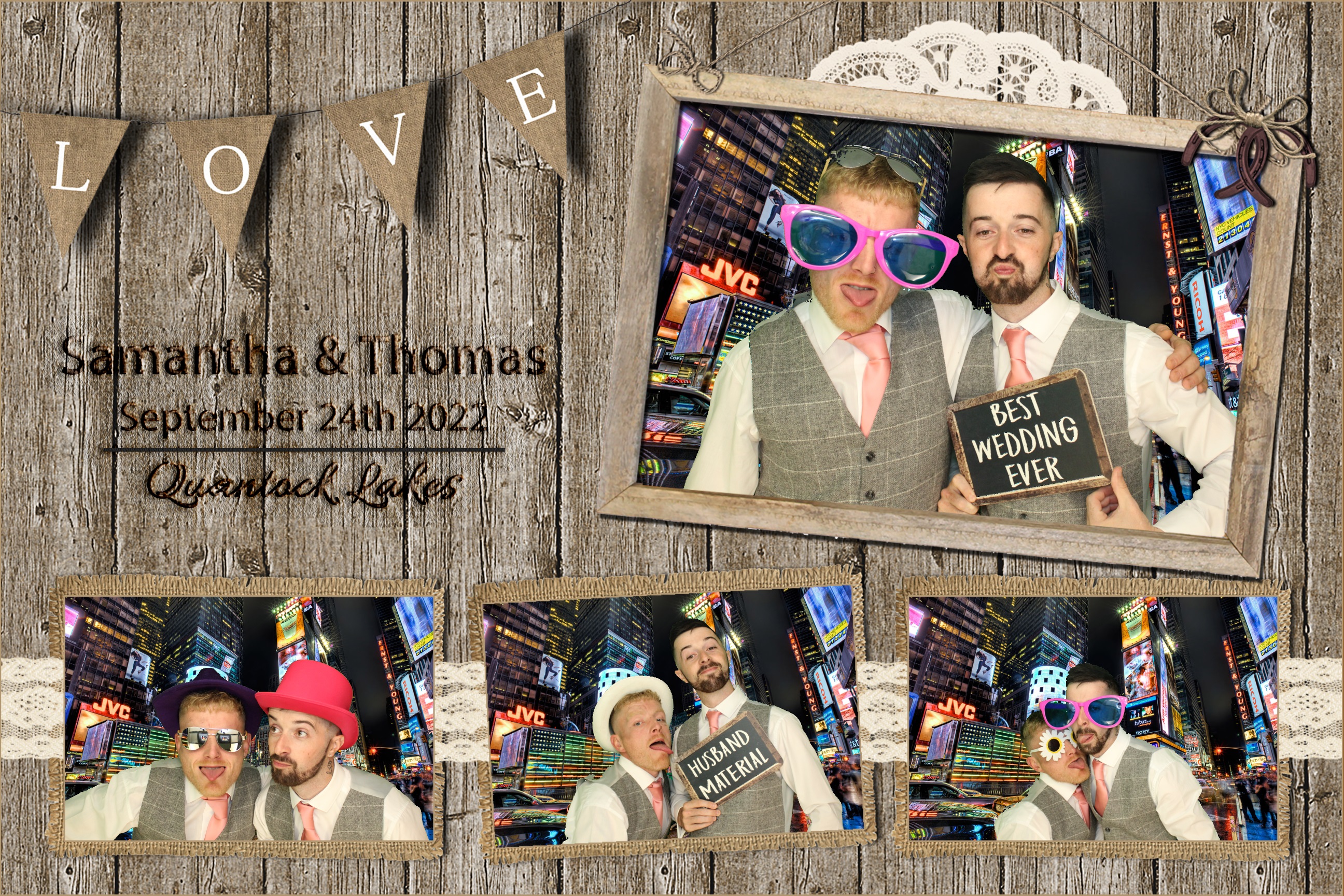 Samantha & Thomas | View more photos from the event at images.mobile-photo-booth.com/u/MobilePhotoBoothUK/Samantha-Thomas
