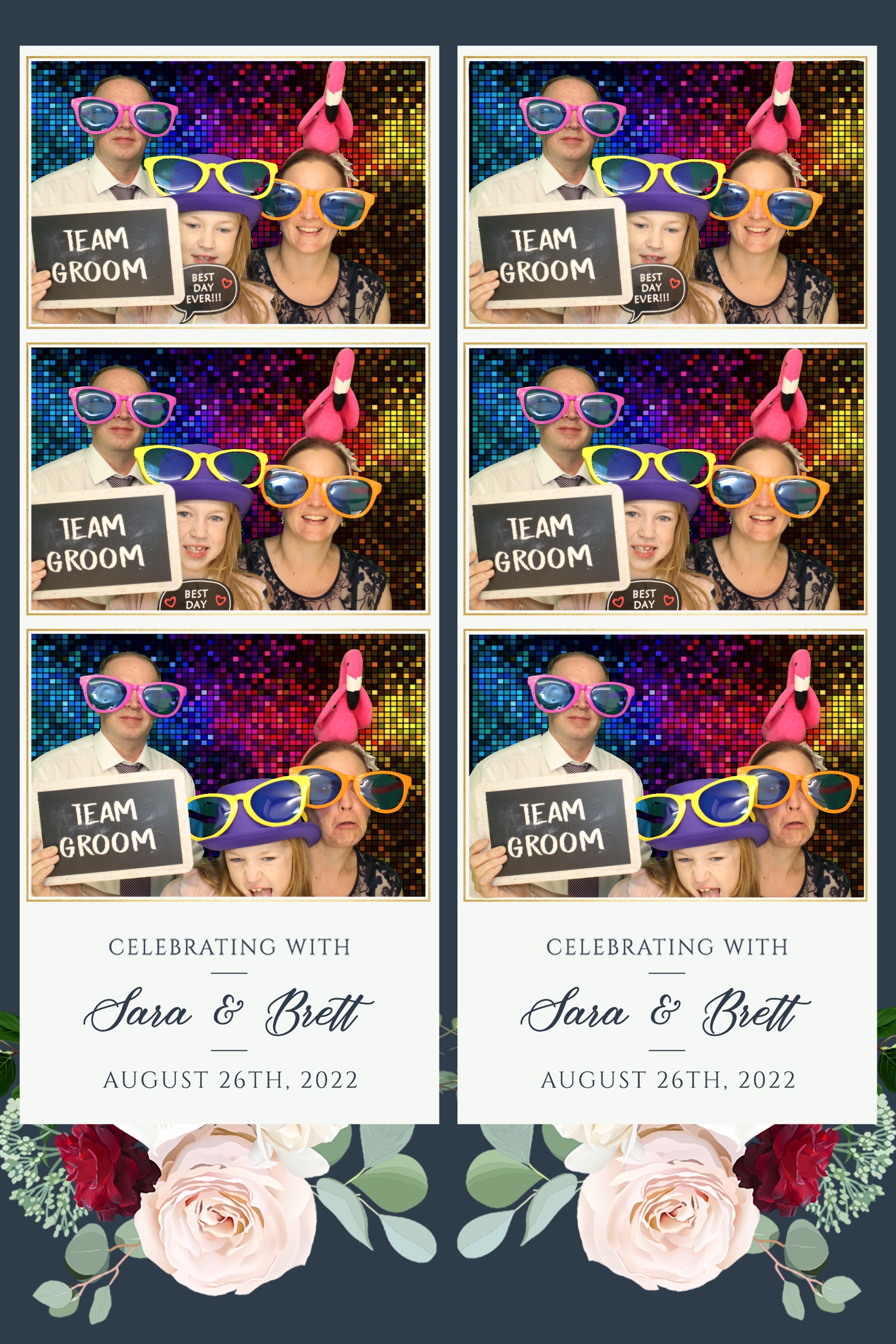Sara & Brett | View more photos from the event at images.mobile-photo-booth.com/u/MobilePhotoBoothUK/Sara-Brett