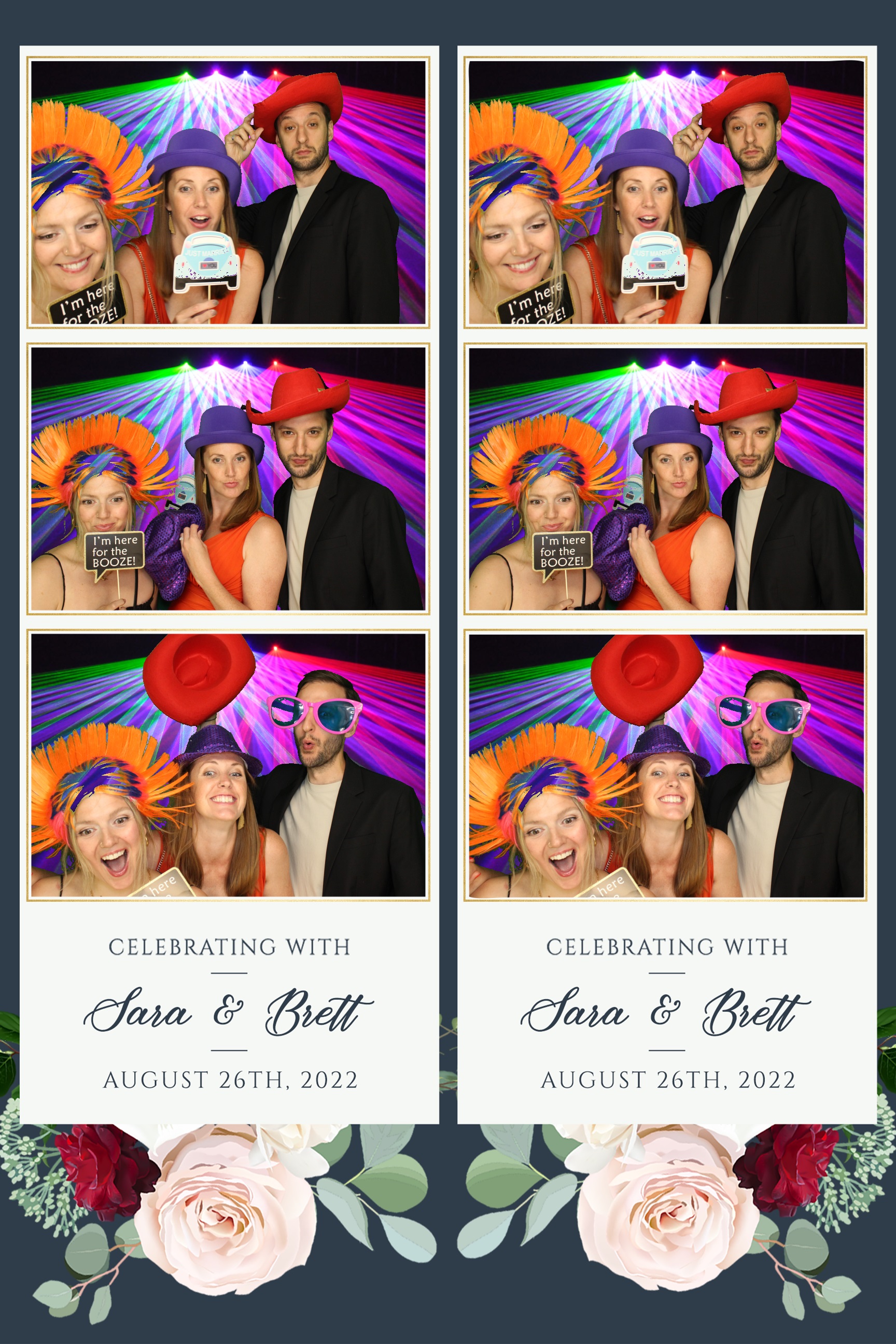 Sara & Brett | View more photos from the event at images.mobile-photo-booth.com/u/MobilePhotoBoothUK/Sara-Brett