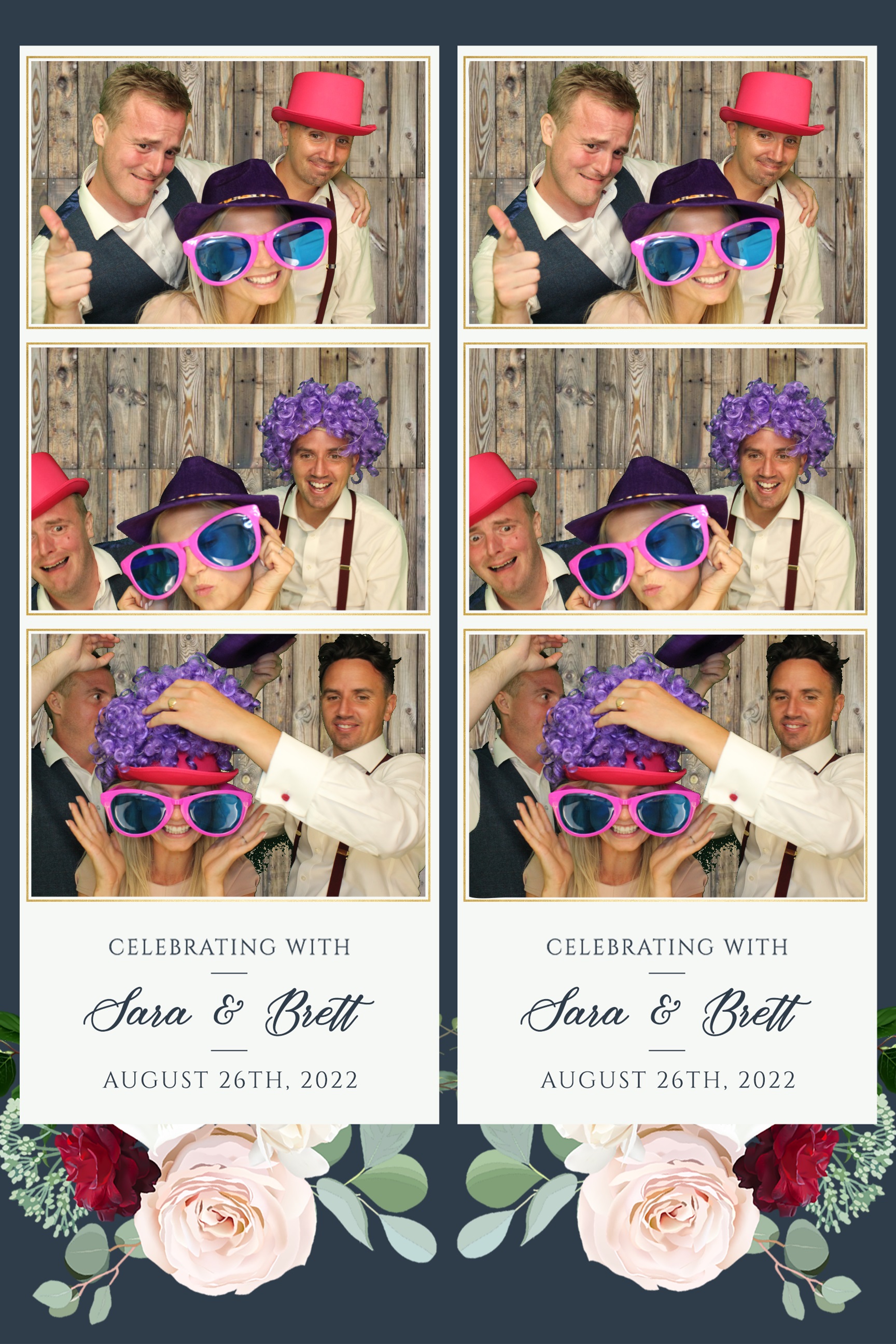 Sara & Brett | View more photos from the event at images.mobile-photo-booth.com/u/MobilePhotoBoothUK/Sara-Brett
