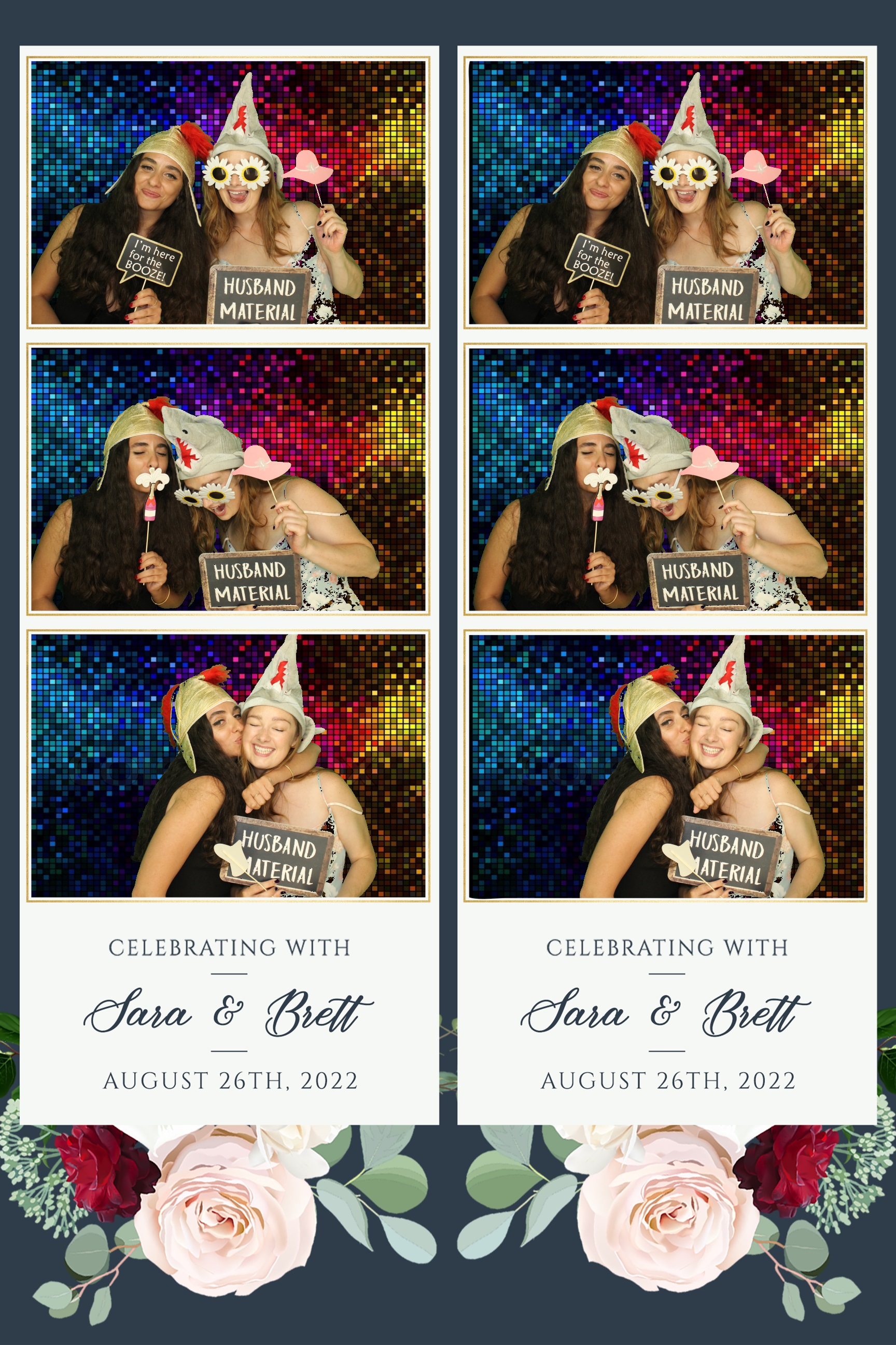Sara & Brett | View more photos from the event at images.mobile-photo-booth.com/u/MobilePhotoBoothUK/Sara-Brett