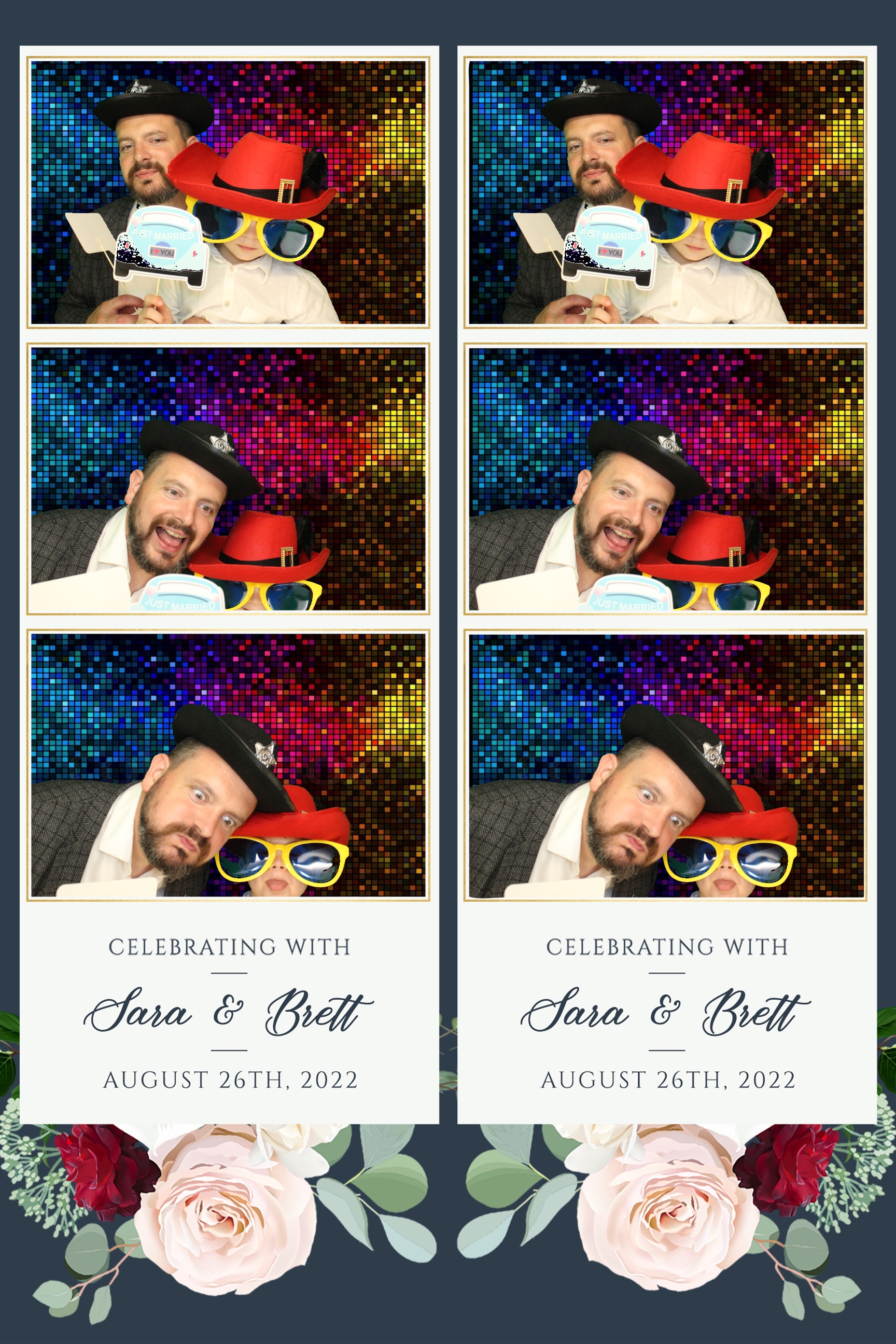 Sara & Brett | View more photos from the event at images.mobile-photo-booth.com/u/MobilePhotoBoothUK/Sara-Brett