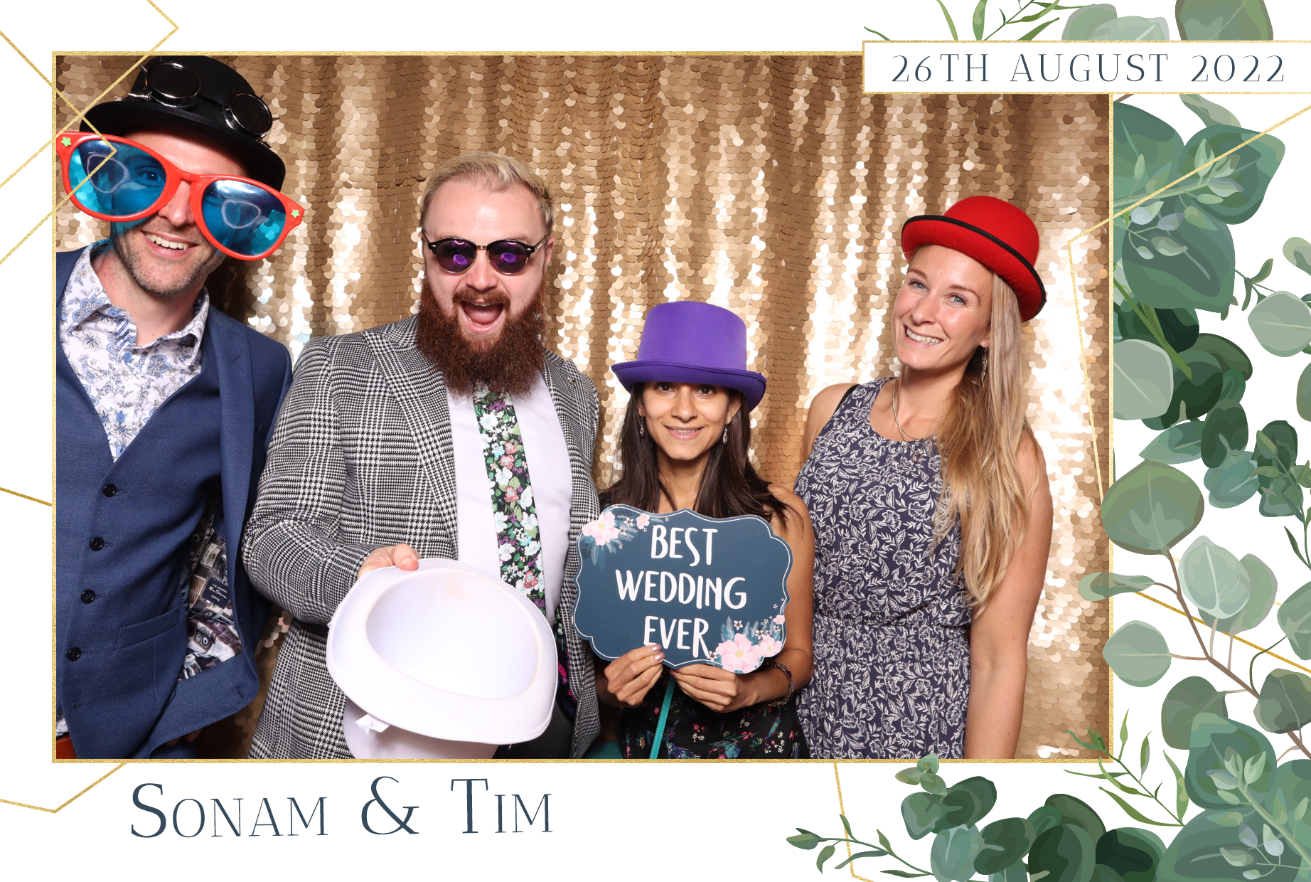 Sonam & Tim | View more photos from the event at images.mobile-photo-booth.com/u/MobilePhotoBoothUK/Sonam-Tim