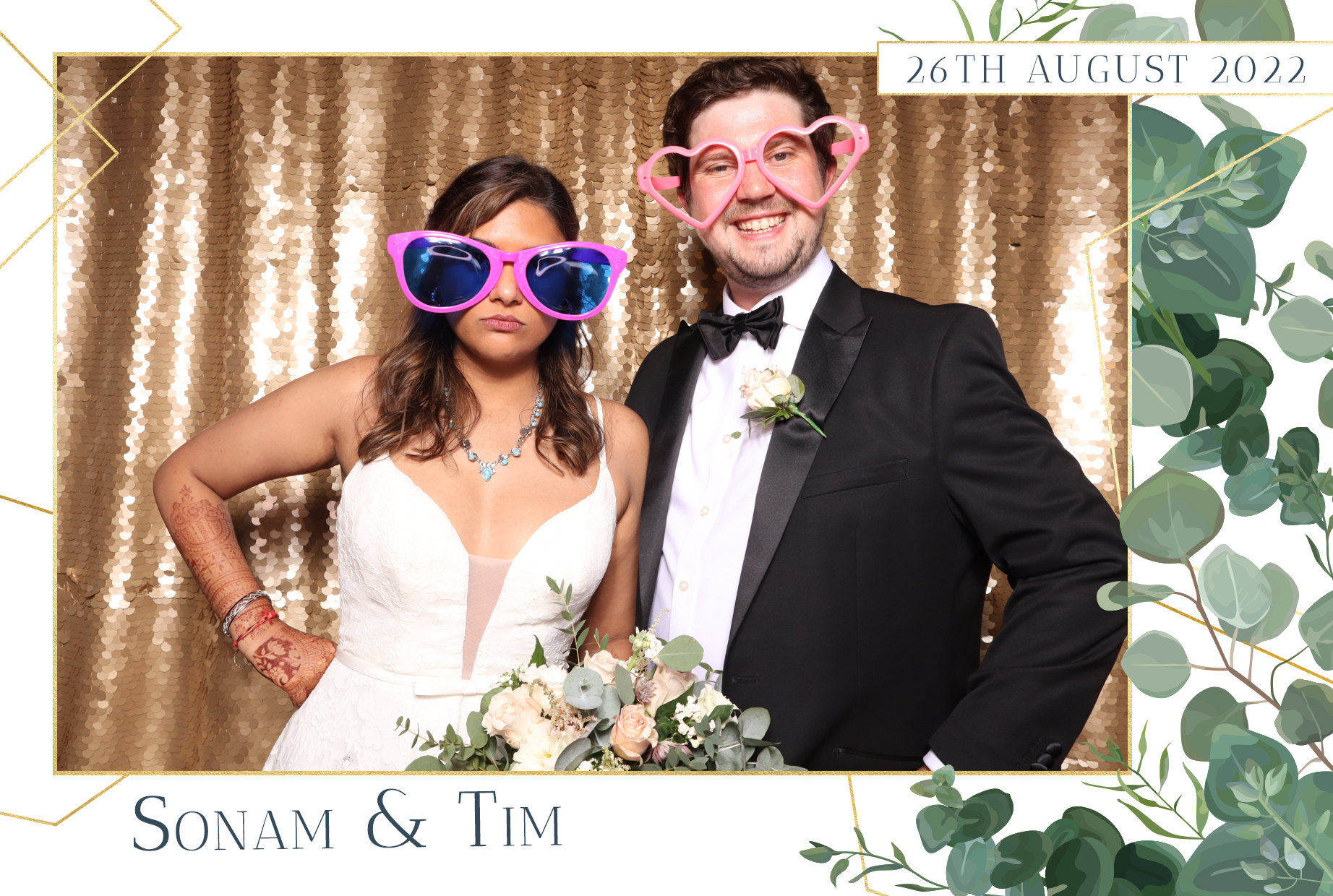 Sonam & Tim | View more photos from the event at images.mobile-photo-booth.com/u/MobilePhotoBoothUK/Sonam-Tim