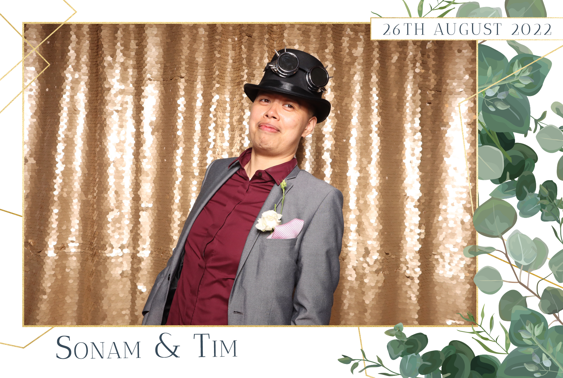 Sonam & Tim | View more photos from the event at images.mobile-photo-booth.com/u/MobilePhotoBoothUK/Sonam-Tim