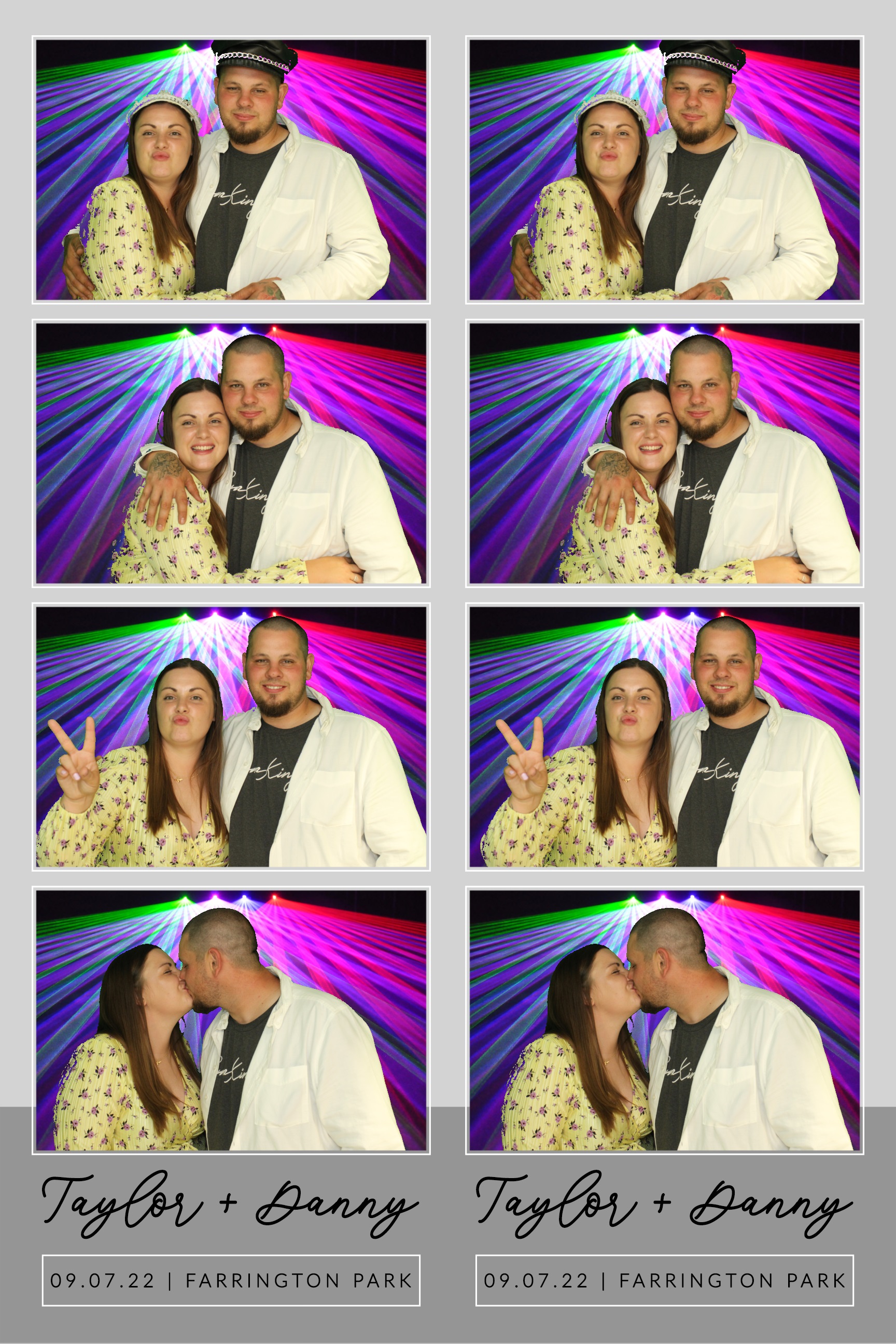 Taylor & Danny | View more photos from the event at images.mobile-photo-booth.com/u/MobilePhotoBoothUK/Taylor-Danny