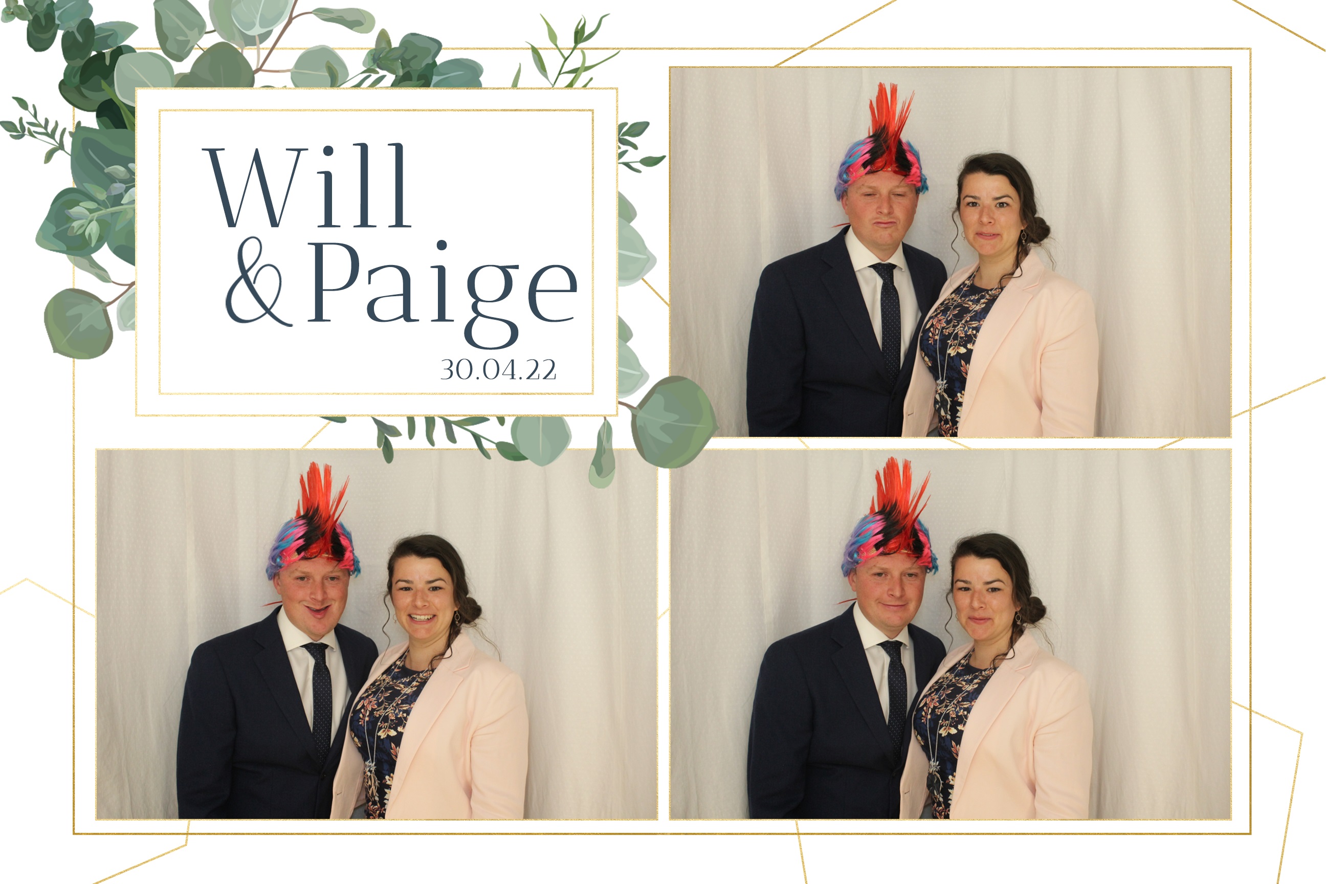 Will & Paige | View more photos from the event at images.mobile-photo-booth.com/u/MobilePhotoBoothUK/Will-Paige