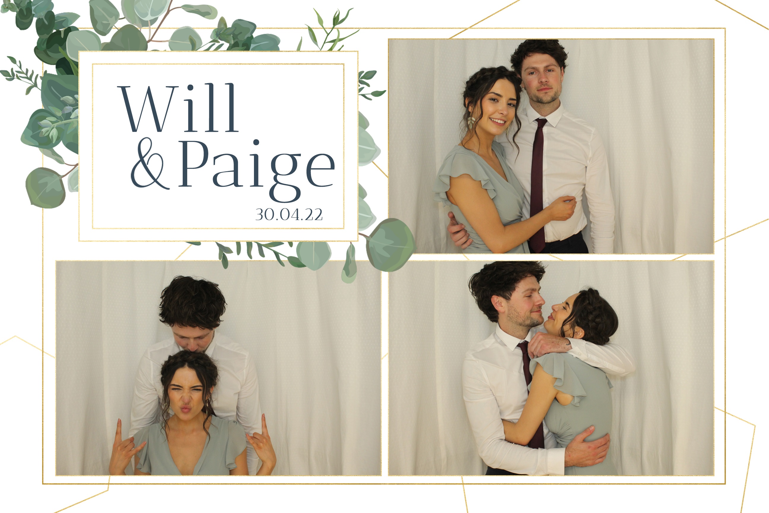 Will & Paige | View more photos from the event at images.mobile-photo-booth.com/u/MobilePhotoBoothUK/Will-Paige