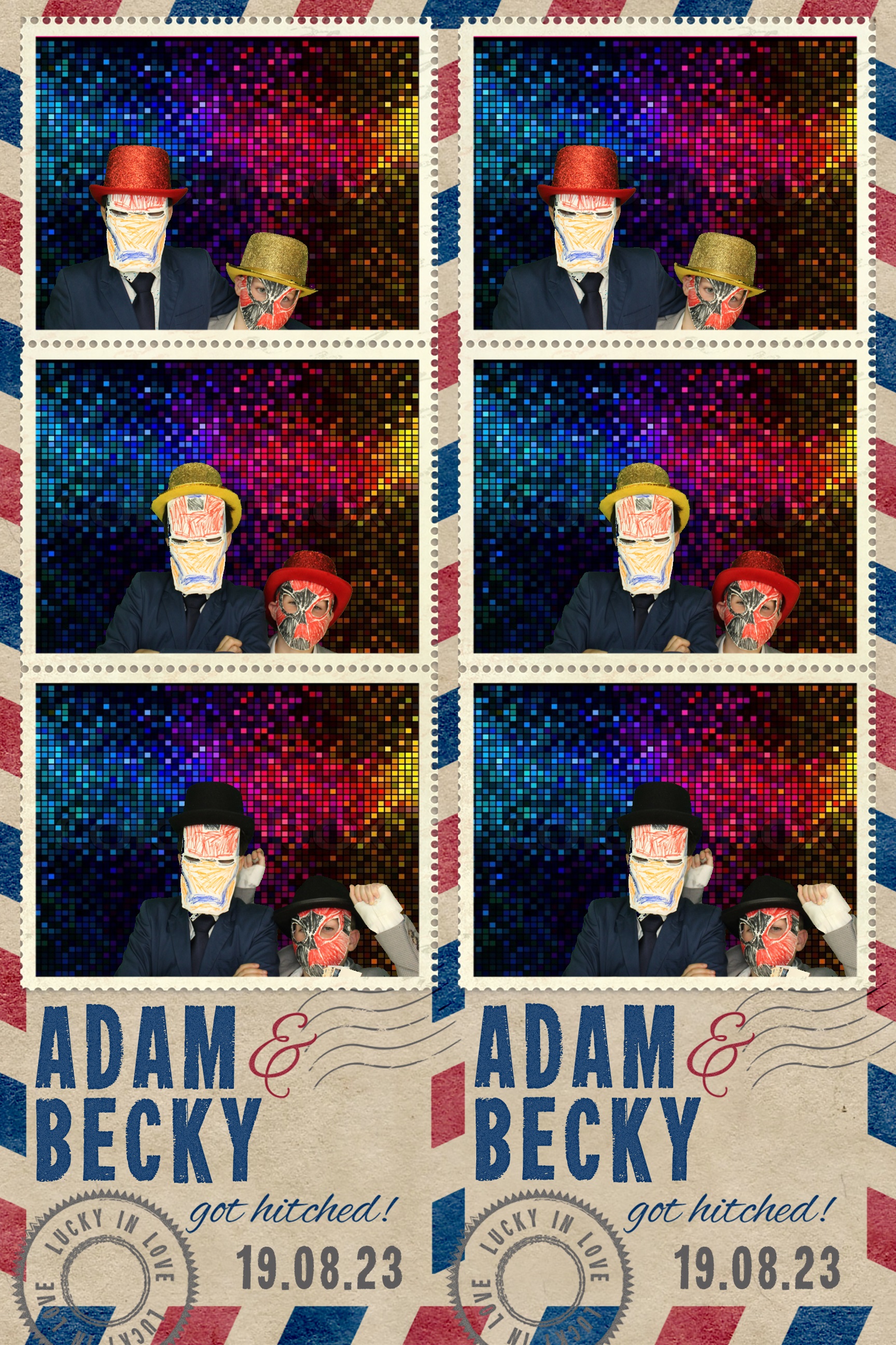 Adam & Becky | View more photos from the event at images.mobile-photo-booth.com/u/MobilePhotoBoothUK/Adam-Becky