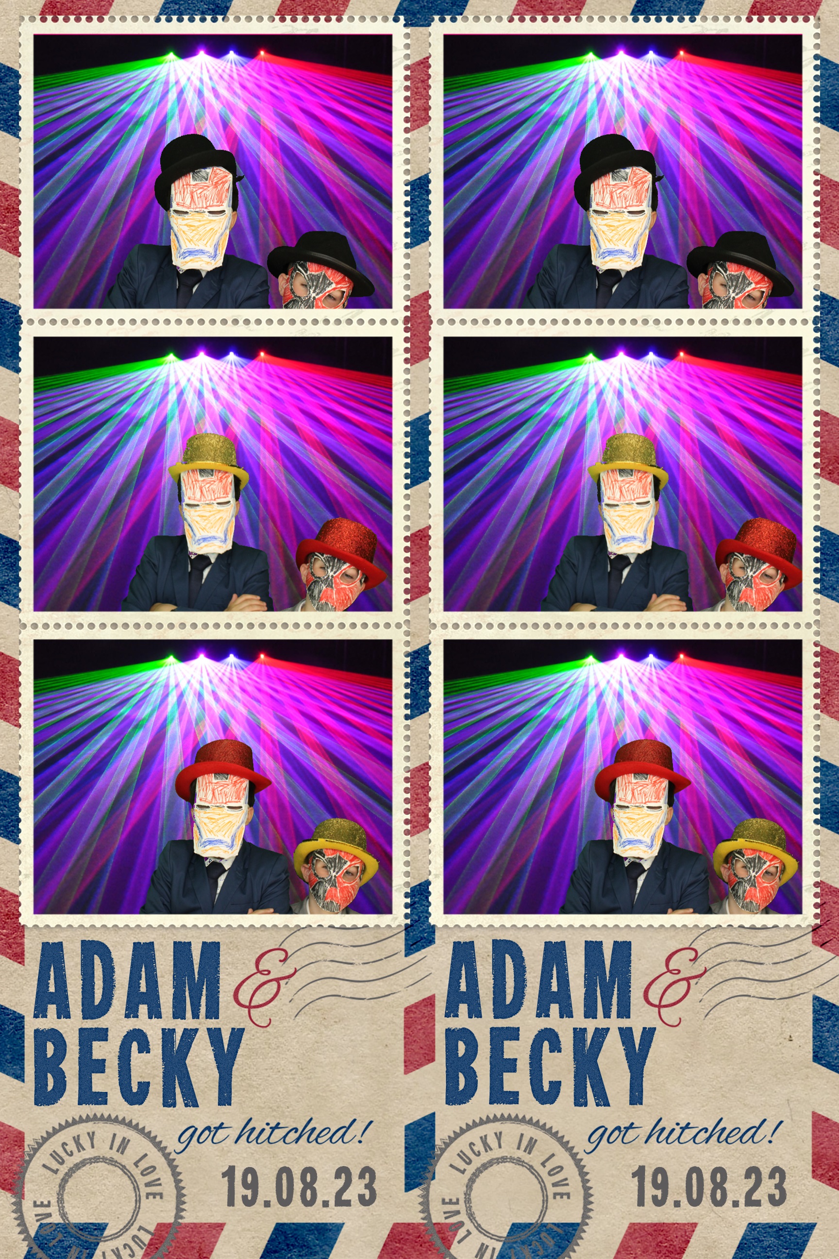 Adam & Becky | View more photos from the event at images.mobile-photo-booth.com/u/MobilePhotoBoothUK/Adam-Becky