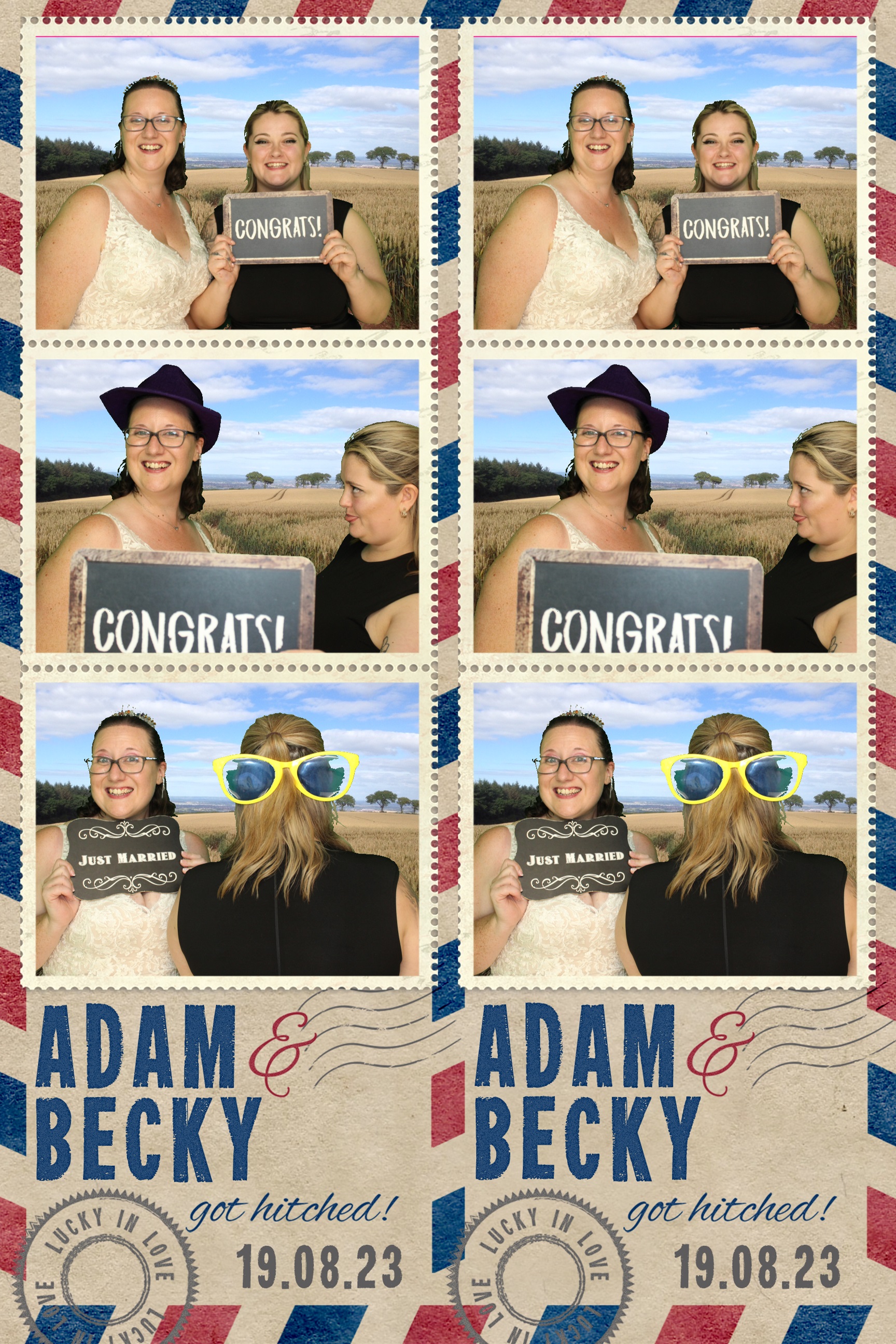Adam & Becky | View more photos from the event at images.mobile-photo-booth.com/u/MobilePhotoBoothUK/Adam-Becky