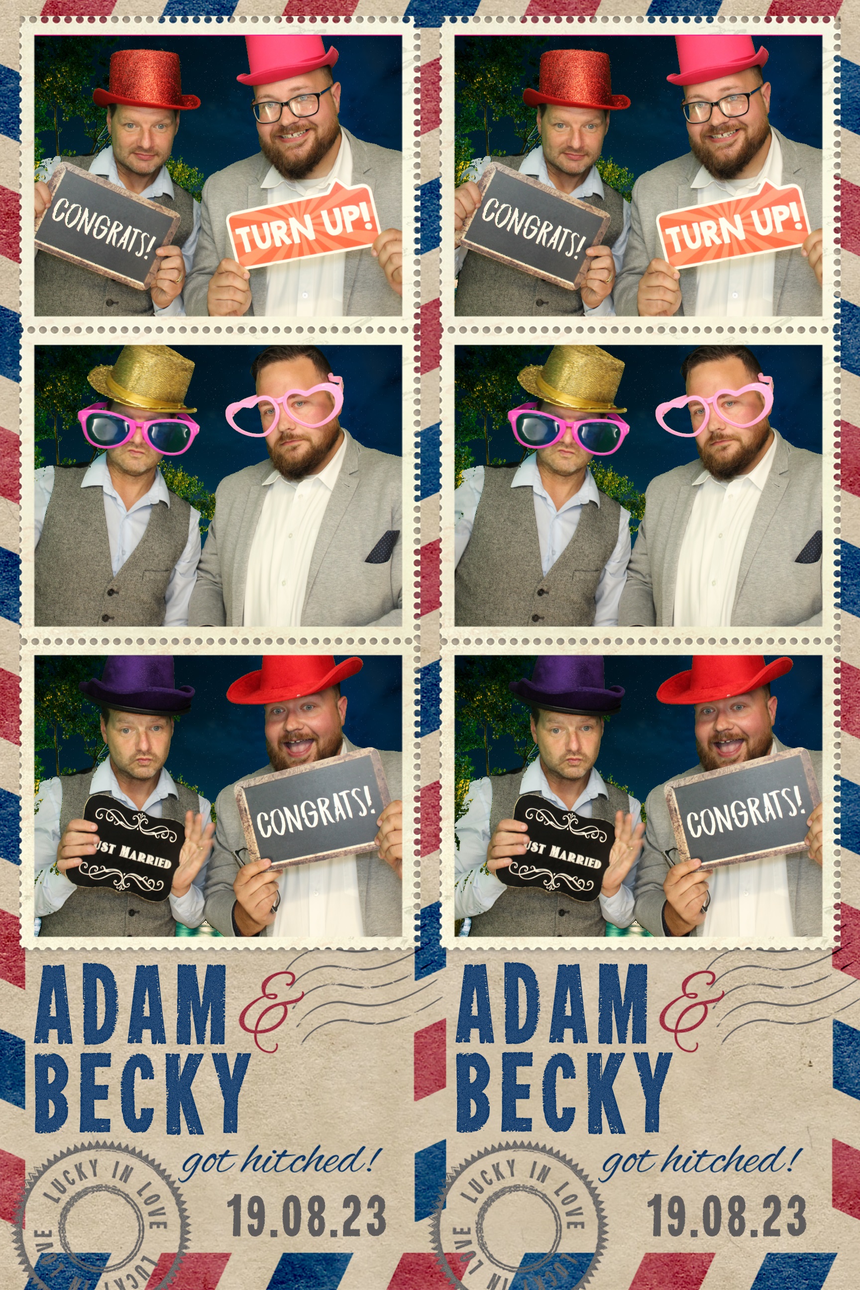 Adam & Becky | View more photos from the event at images.mobile-photo-booth.com/u/MobilePhotoBoothUK/Adam-Becky