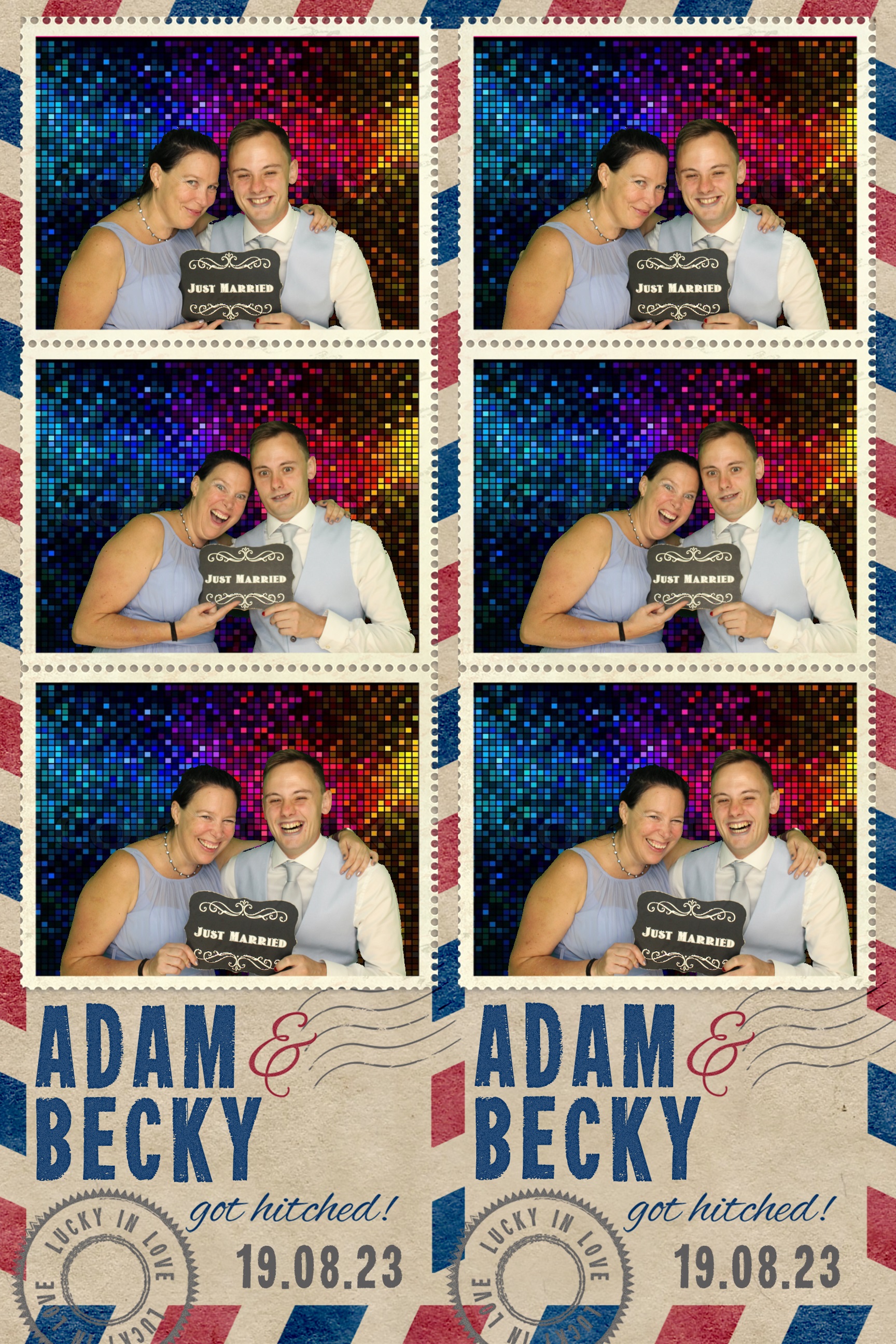 Adam & Becky | View more photos from the event at images.mobile-photo-booth.com/u/MobilePhotoBoothUK/Adam-Becky