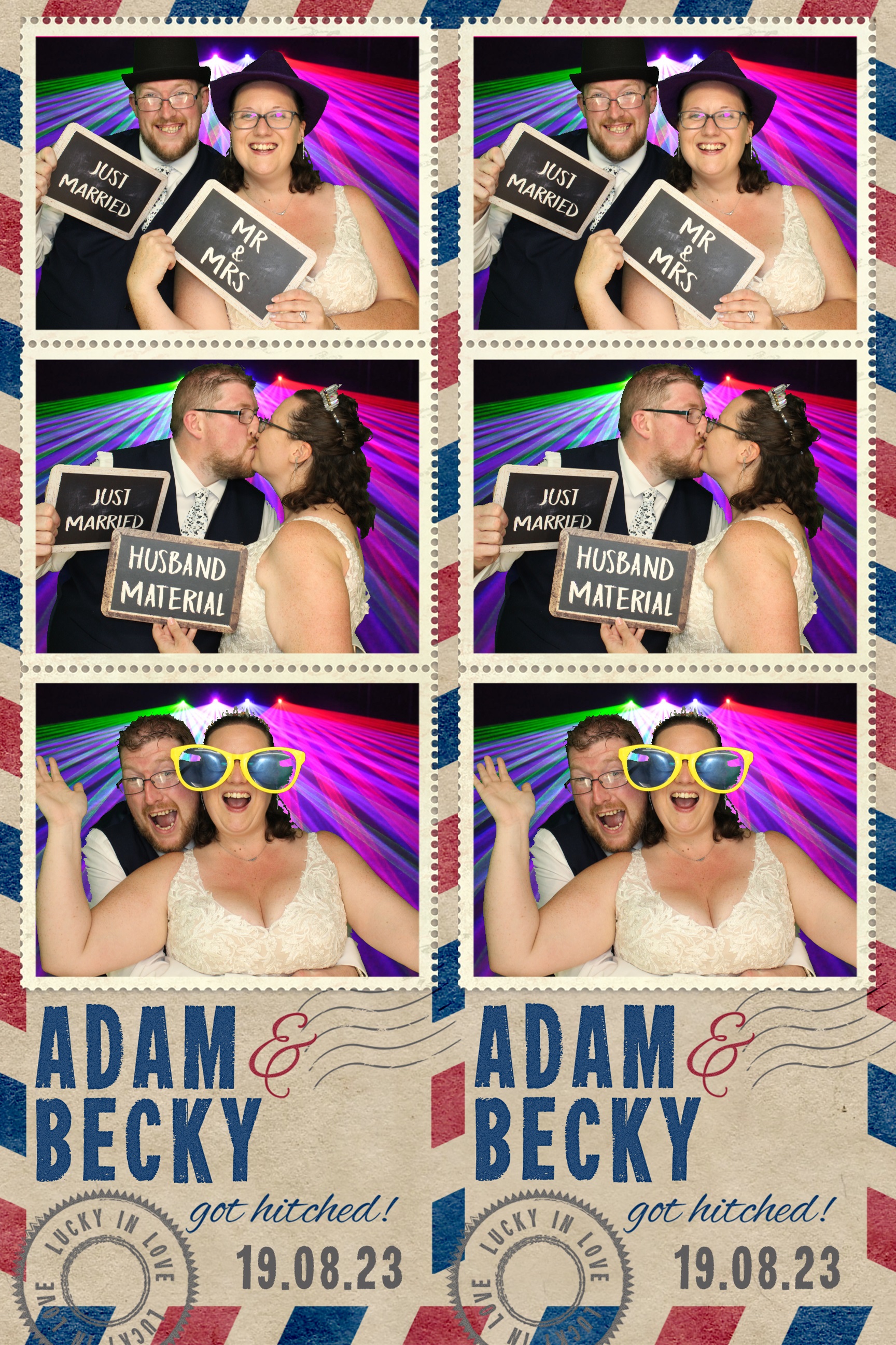 Adam & Becky | View more photos from the event at images.mobile-photo-booth.com/u/MobilePhotoBoothUK/Adam-Becky