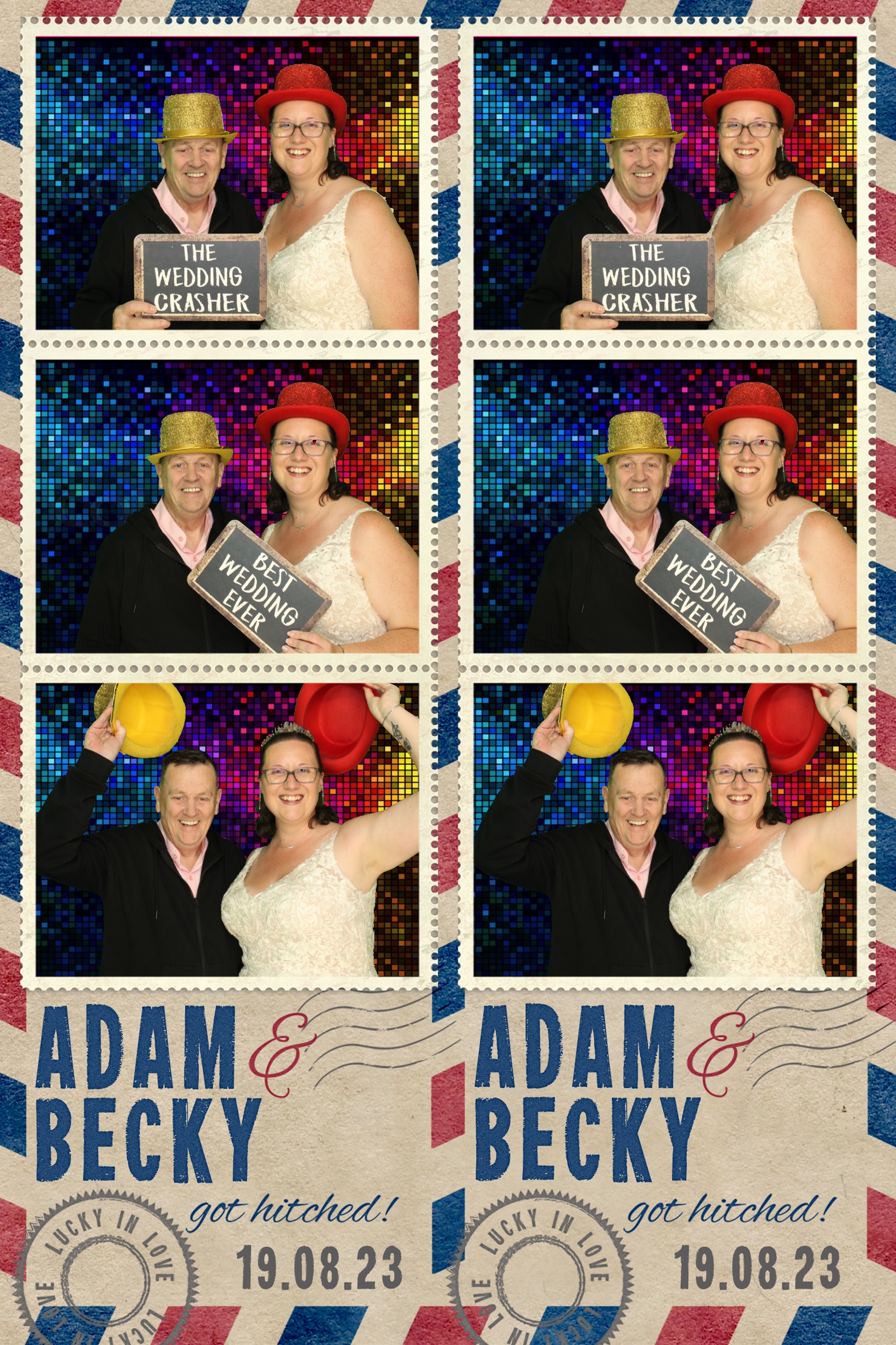 Adam & Becky | View more photos from the event at images.mobile-photo-booth.com/u/MobilePhotoBoothUK/Adam-Becky