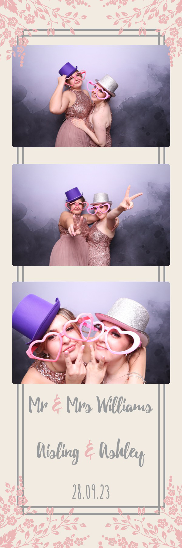 Aisling & Ashley | View more photos from the event at images.mobile-photo-booth.com/u/MobilePhotoBoothUK/Aisling-Ashley