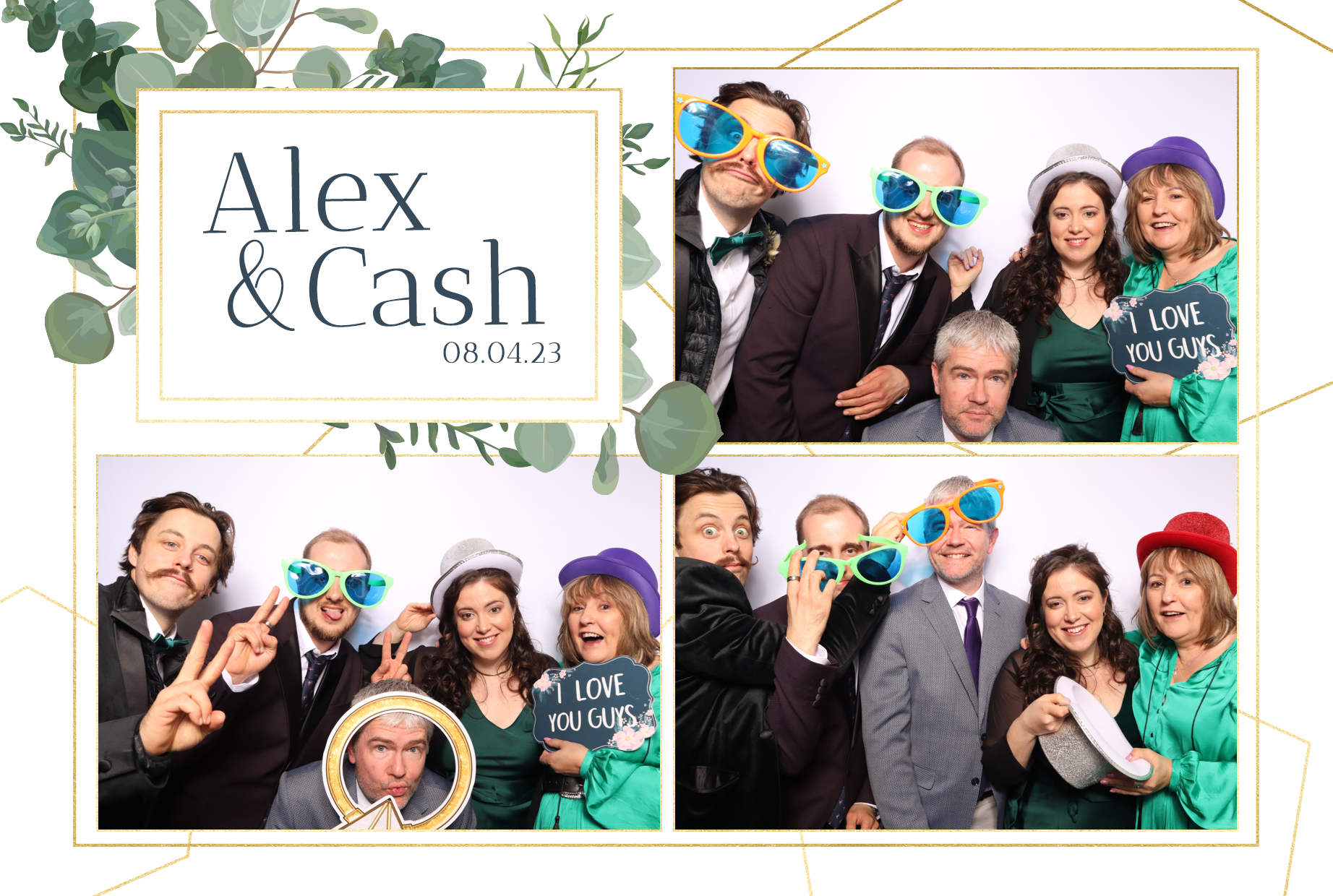Alex & Cash | View more photos from the event at images.mobile-photo-booth.com/u/MobilePhotoBoothUK/Alex-Cash
