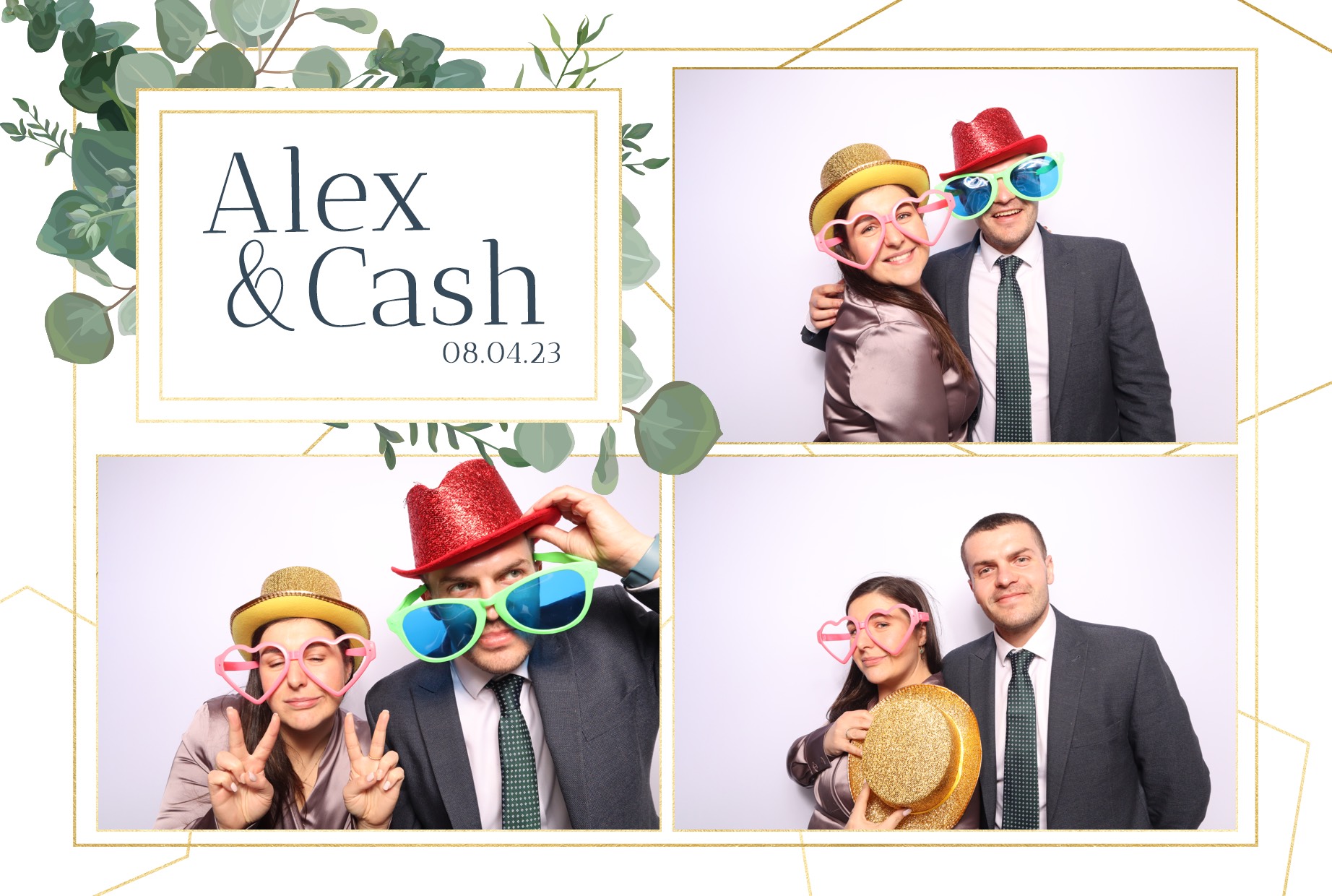 Alex & Cash | View more photos from the event at images.mobile-photo-booth.com/u/MobilePhotoBoothUK/Alex-Cash
