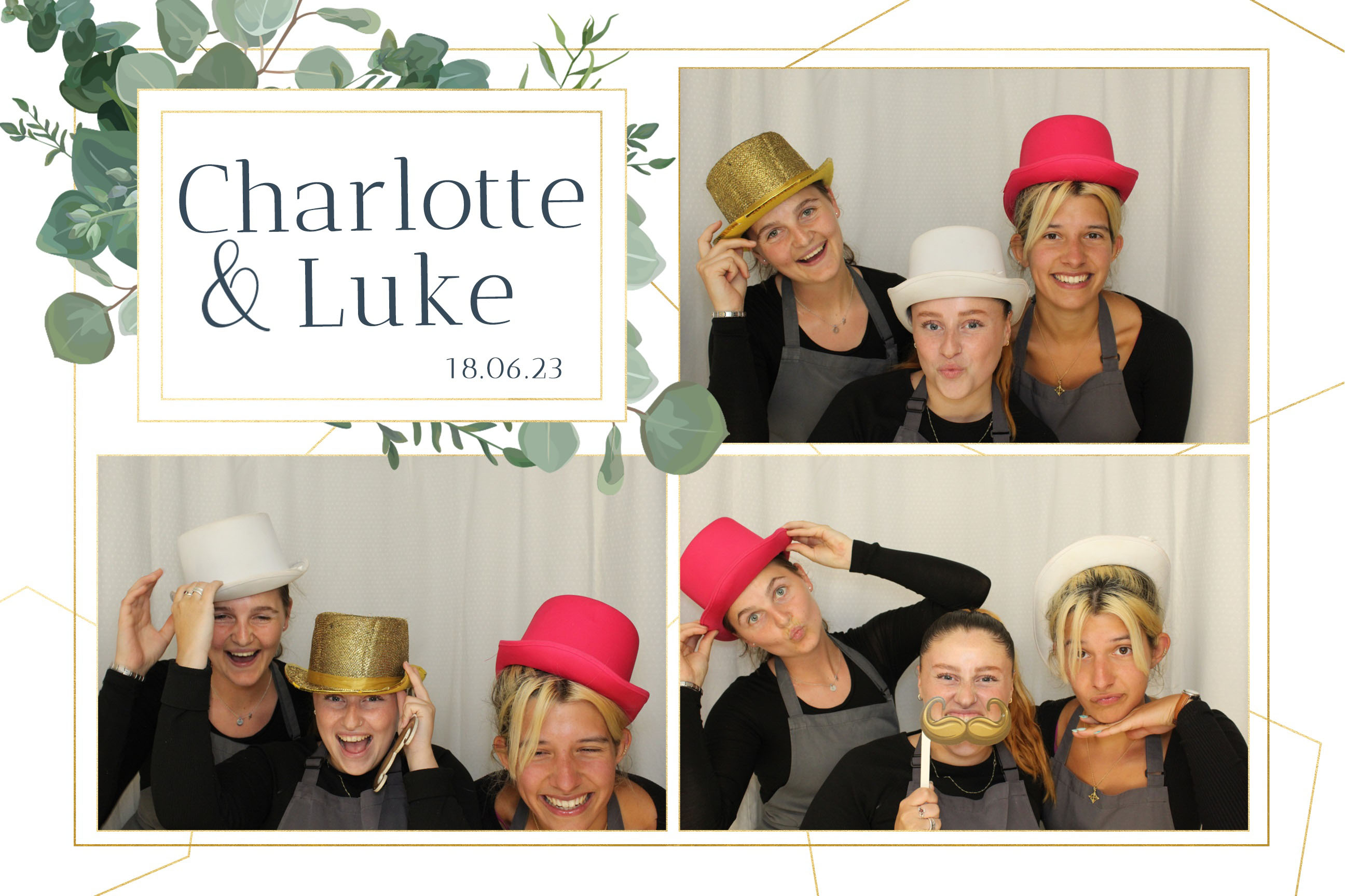 Charlotte & Luke | View more photos from the event at images.mobile-photo-booth.com/u/MobilePhotoBoothUK/Charlotte-Luke