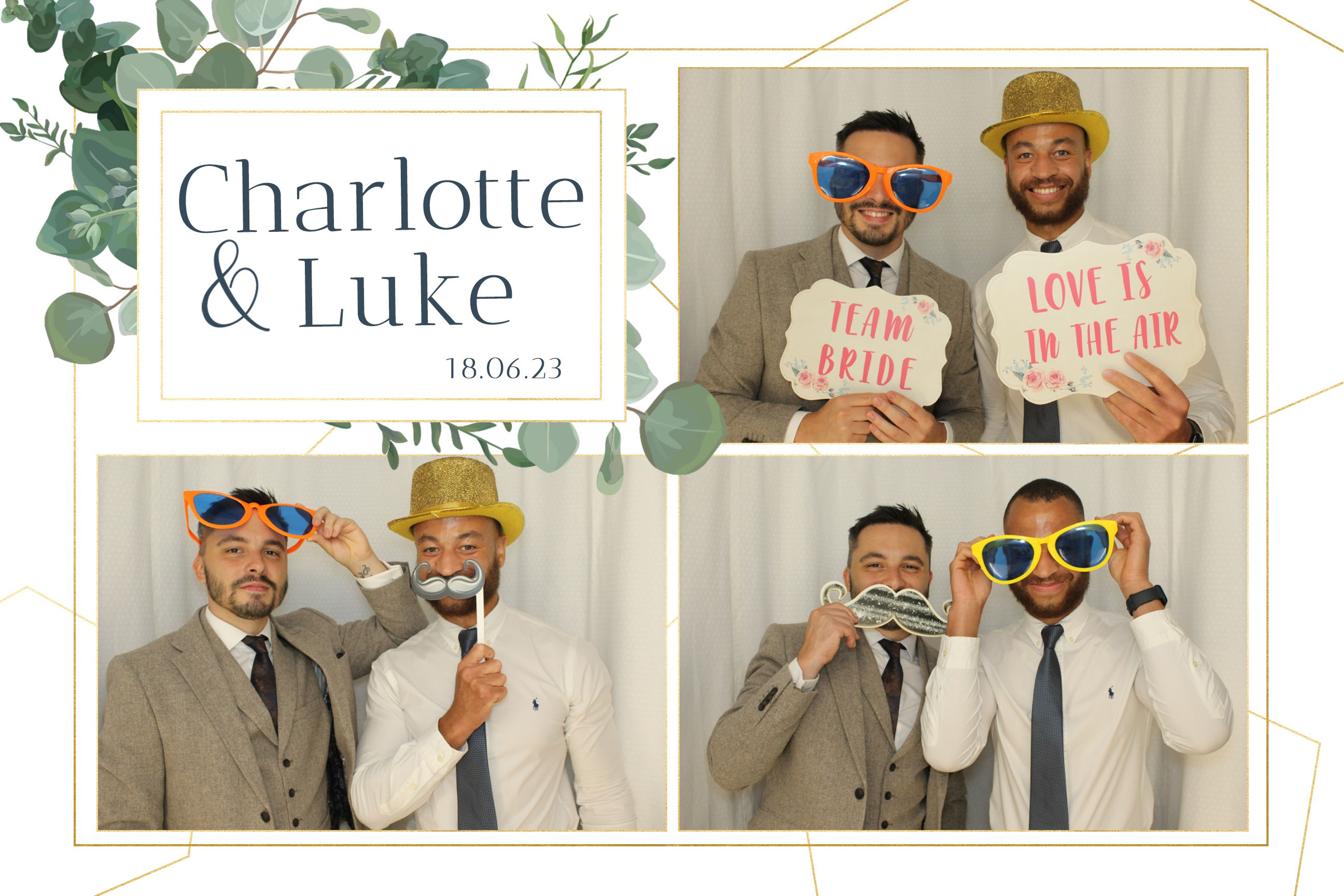 Charlotte & Luke | View more photos from the event at images.mobile-photo-booth.com/u/MobilePhotoBoothUK/Charlotte-Luke
