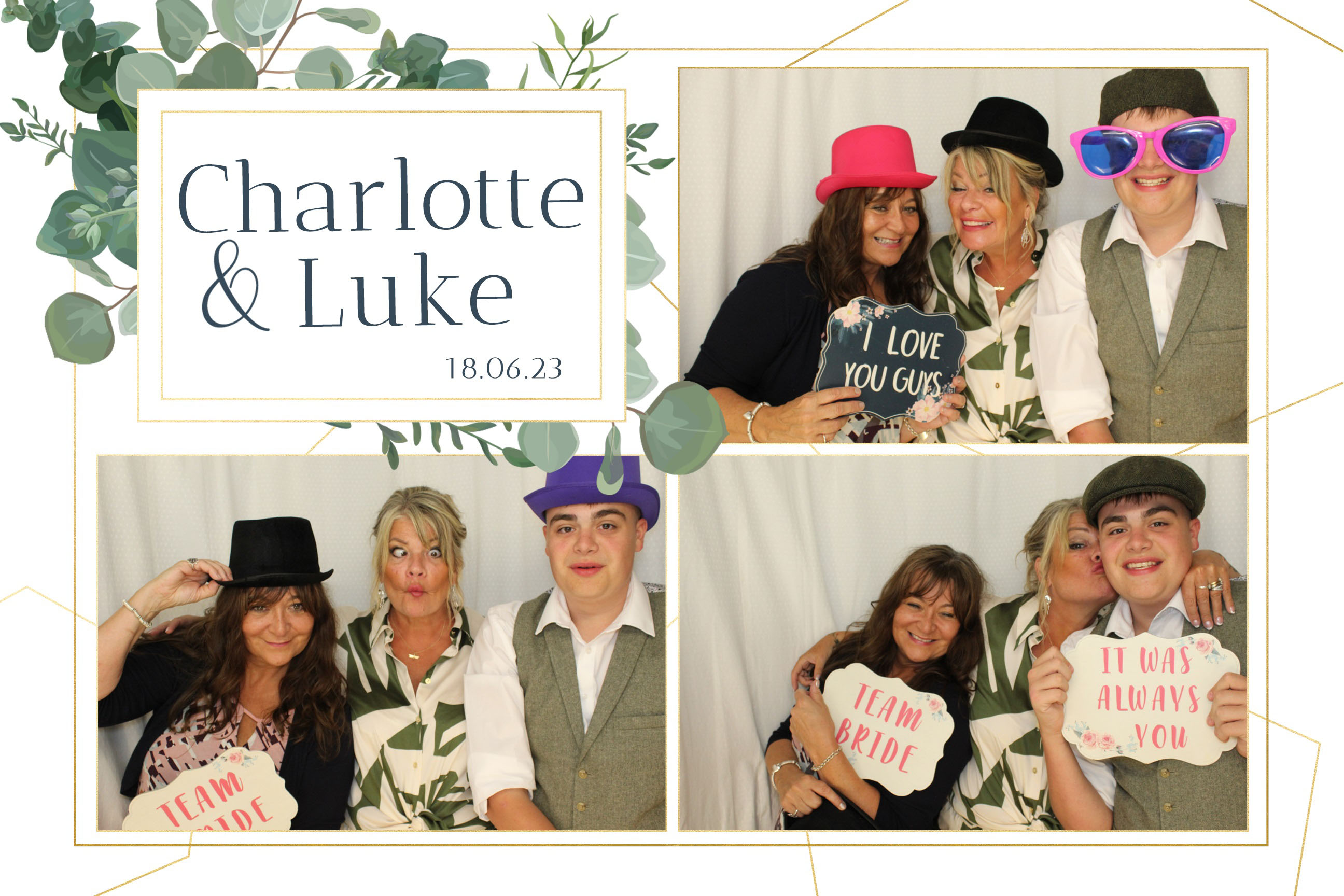 Charlotte & Luke | View more photos from the event at images.mobile-photo-booth.com/u/MobilePhotoBoothUK/Charlotte-Luke