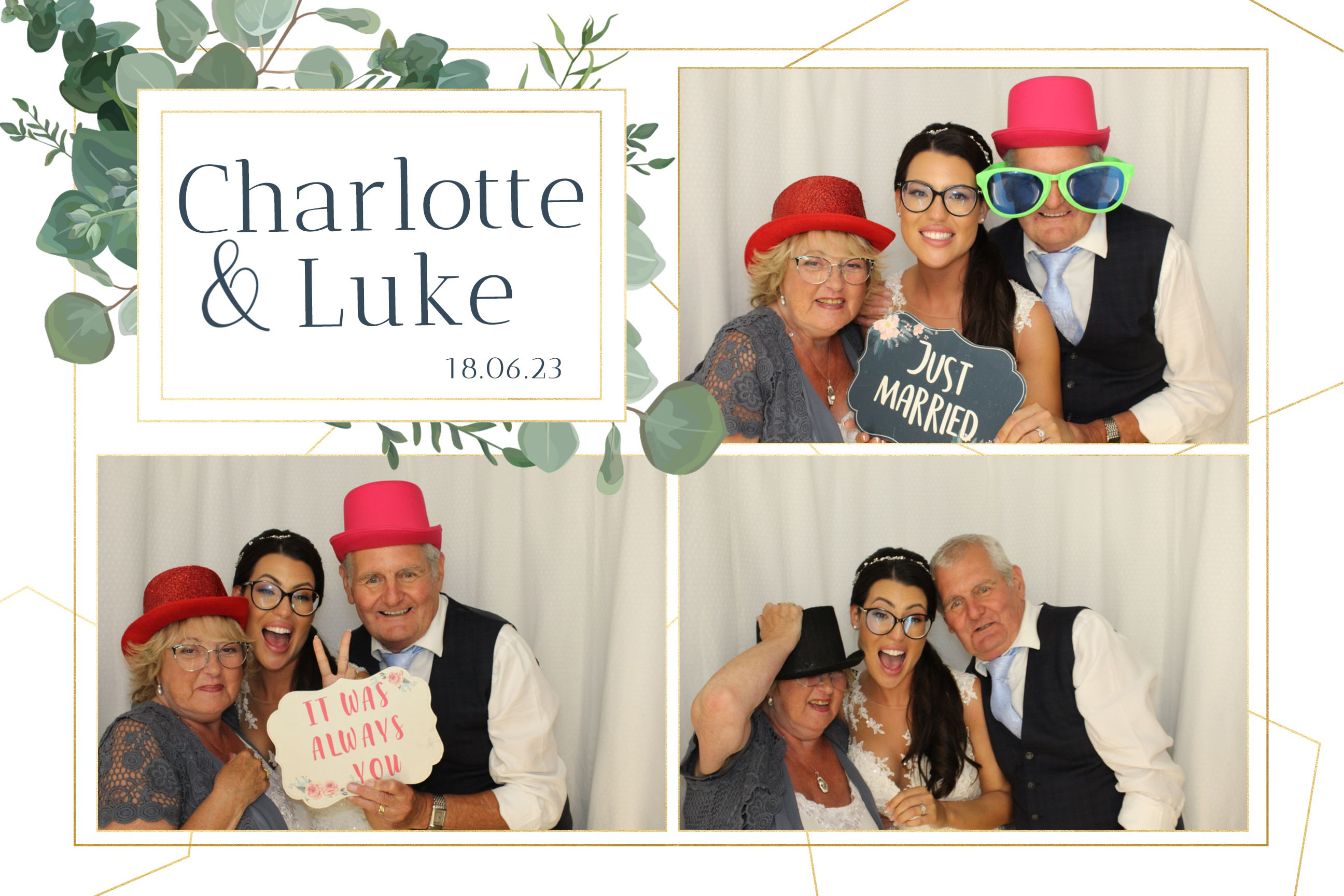 Charlotte & Luke | View more photos from the event at images.mobile-photo-booth.com/u/MobilePhotoBoothUK/Charlotte-Luke