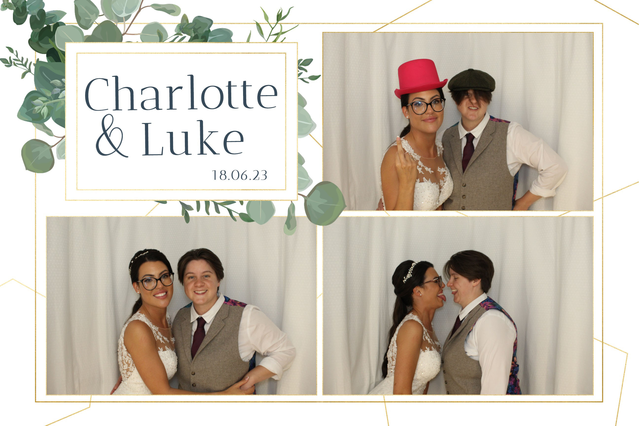 Charlotte & Luke | View more photos from the event at images.mobile-photo-booth.com/u/MobilePhotoBoothUK/Charlotte-Luke