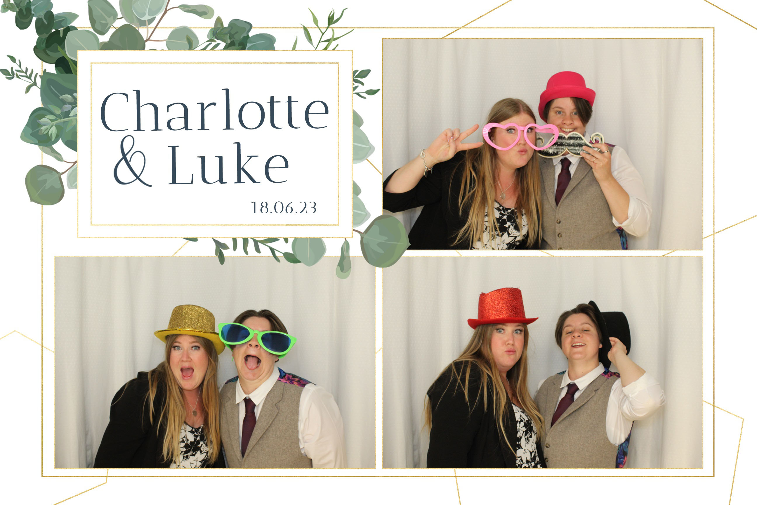 Charlotte & Luke | View more photos from the event at images.mobile-photo-booth.com/u/MobilePhotoBoothUK/Charlotte-Luke