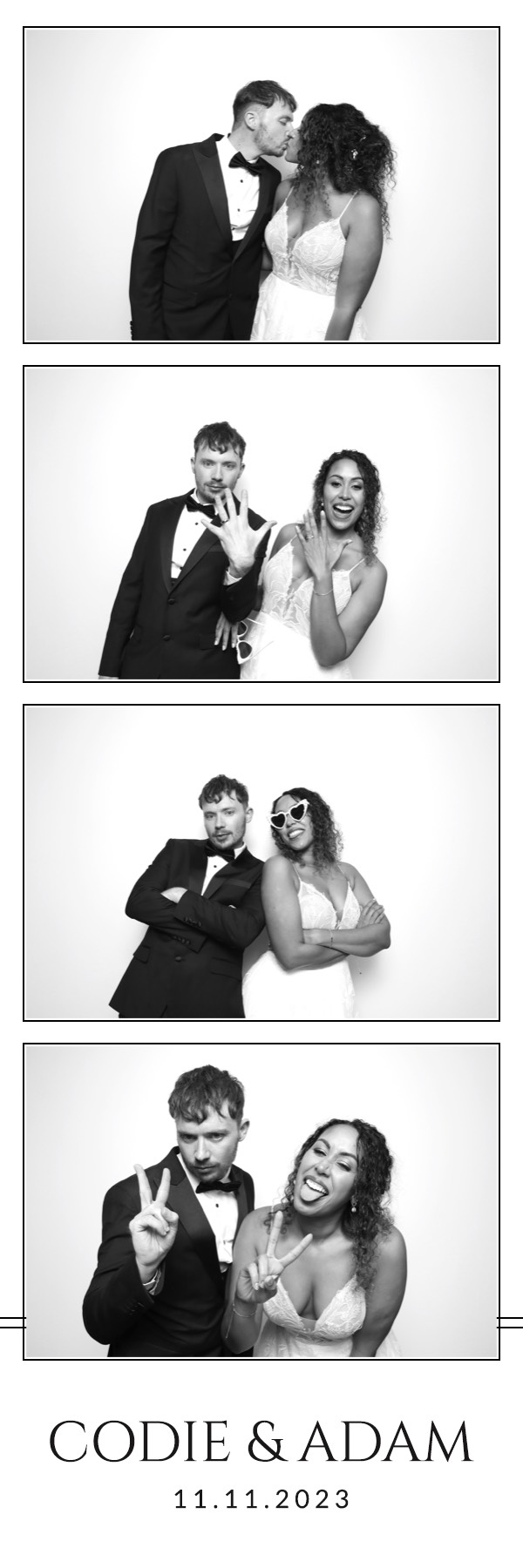 Codie & Adam | View more photos from the event at images.mobile-photo-booth.com/u/MobilePhotoBoothUK/Codie-Adam