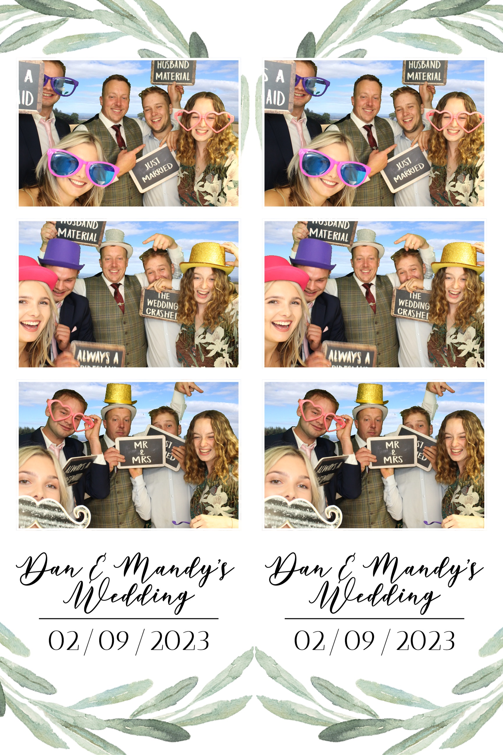 Dan & Mandy | View more photos from the event at images.mobile-photo-booth.com/u/MobilePhotoBoothUK/Dan-Mandy
