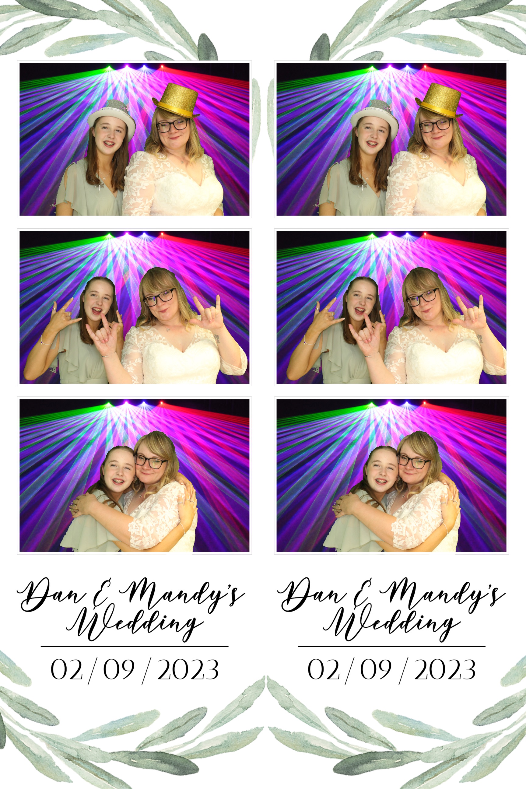Dan & Mandy | View more photos from the event at images.mobile-photo-booth.com/u/MobilePhotoBoothUK/Dan-Mandy
