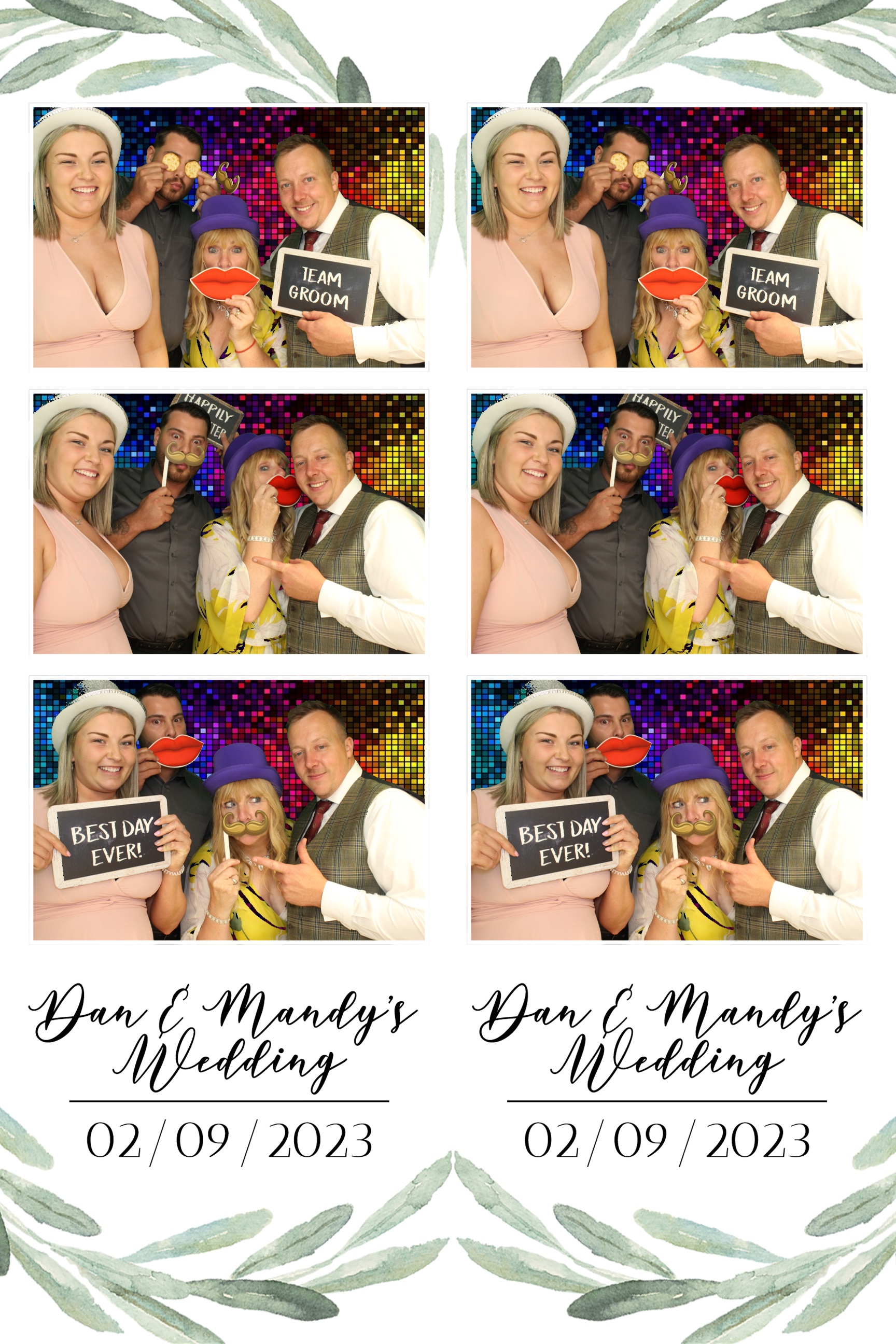 Dan & Mandy | View more photos from the event at images.mobile-photo-booth.com/u/MobilePhotoBoothUK/Dan-Mandy
