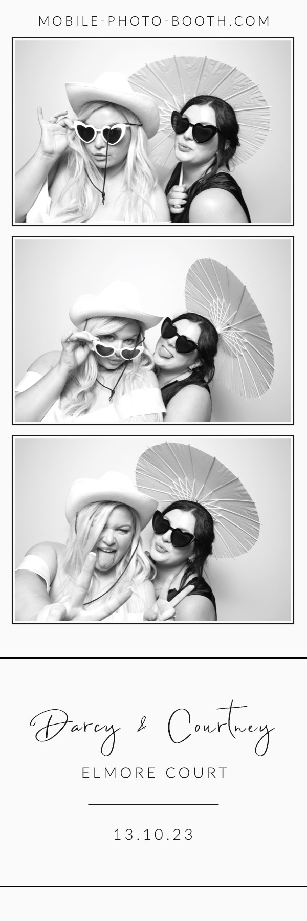 Darcy & Courtney  | View more photos from the event at images.mobile-photo-booth.com/u/MobilePhotoBoothUK/Darcy-Courtney
