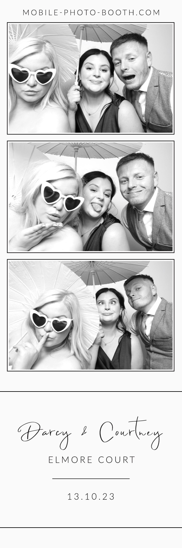 Darcy & Courtney  | View more photos from the event at images.mobile-photo-booth.com/u/MobilePhotoBoothUK/Darcy-Courtney