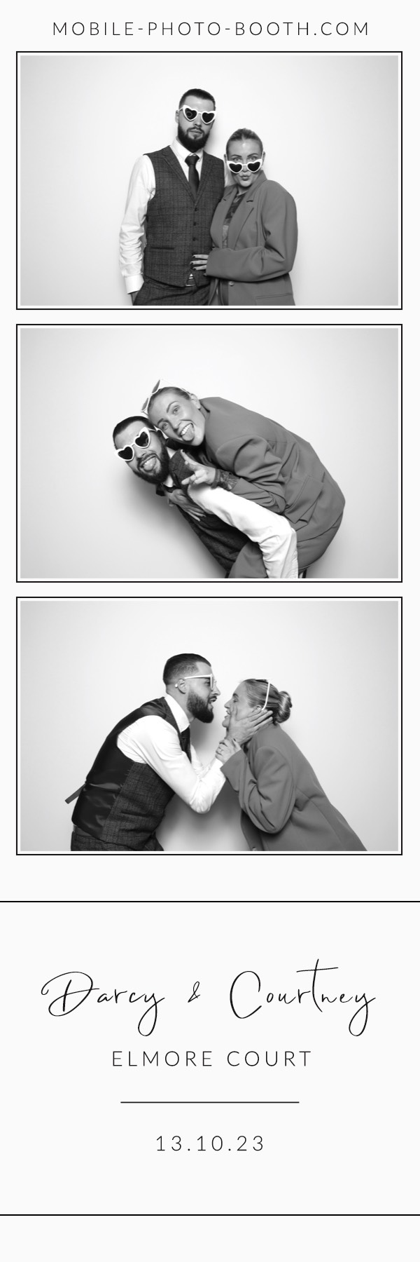 Darcy & Courtney  | View more photos from the event at images.mobile-photo-booth.com/u/MobilePhotoBoothUK/Darcy-Courtney