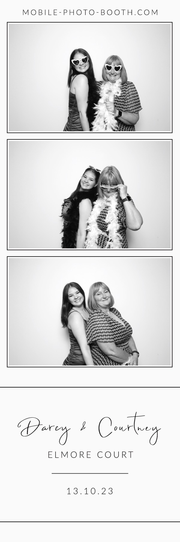 Darcy & Courtney  | View more photos from the event at images.mobile-photo-booth.com/u/MobilePhotoBoothUK/Darcy-Courtney