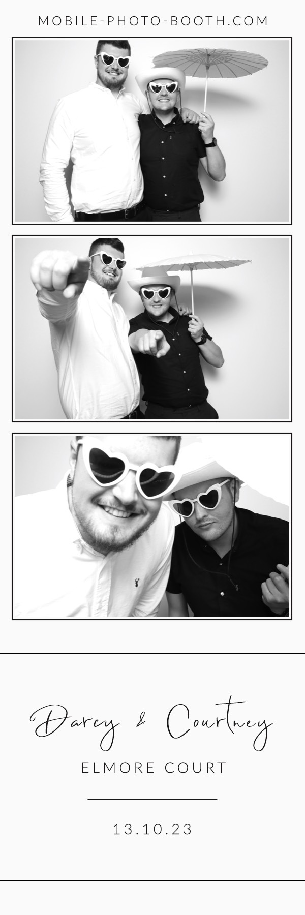 Darcy & Courtney  | View more photos from the event at images.mobile-photo-booth.com/u/MobilePhotoBoothUK/Darcy-Courtney
