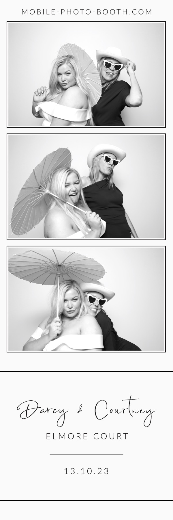 Darcy & Courtney  | View more photos from the event at images.mobile-photo-booth.com/u/MobilePhotoBoothUK/Darcy-Courtney
