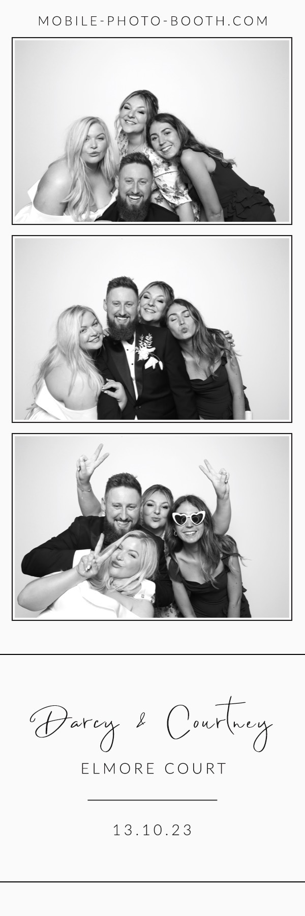 Darcy & Courtney  | View more photos from the event at images.mobile-photo-booth.com/u/MobilePhotoBoothUK/Darcy-Courtney